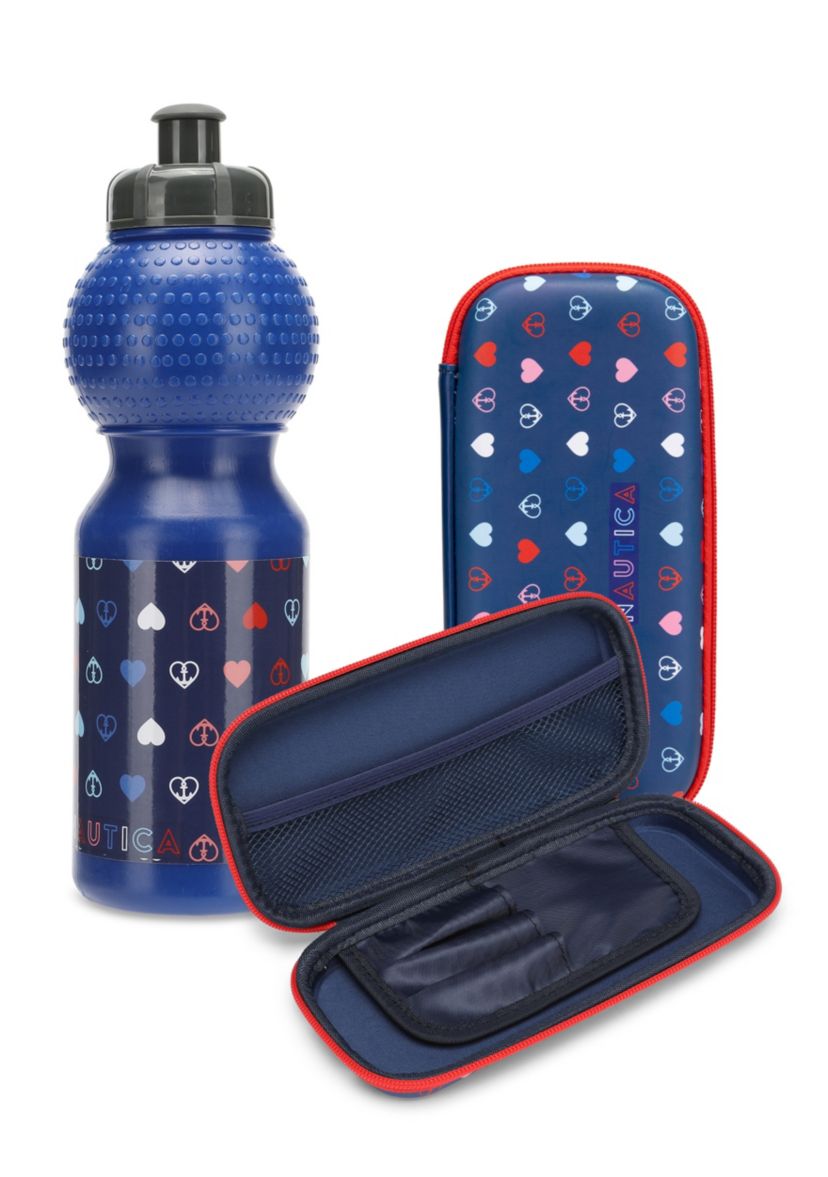 Nautica Kids 18" Back to School Carry-on 5-Piece Luggage Set | Nautica Peace
