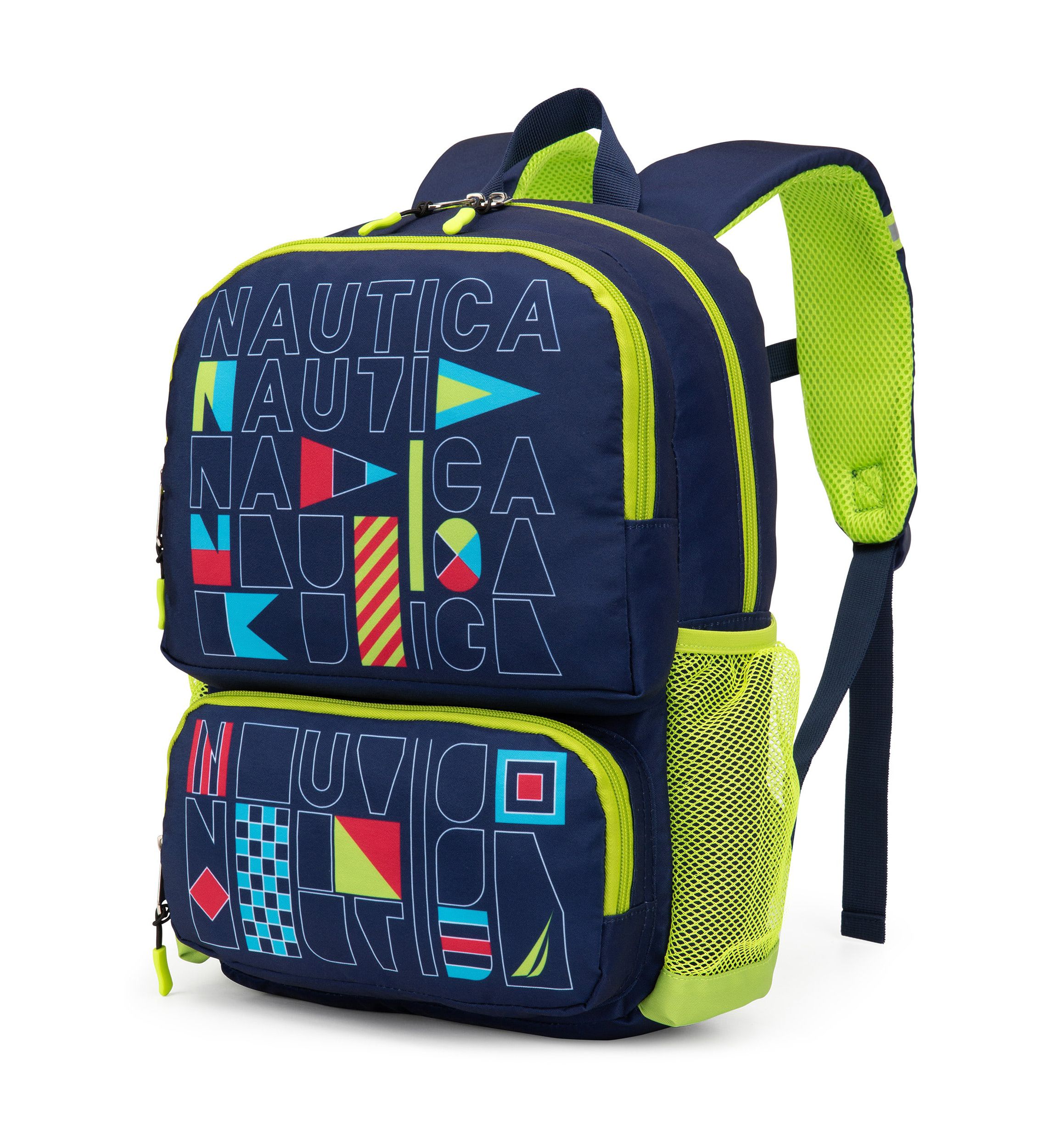 Kids Backpack for Kindergarten, Elementary School | 16" Tall | Flags