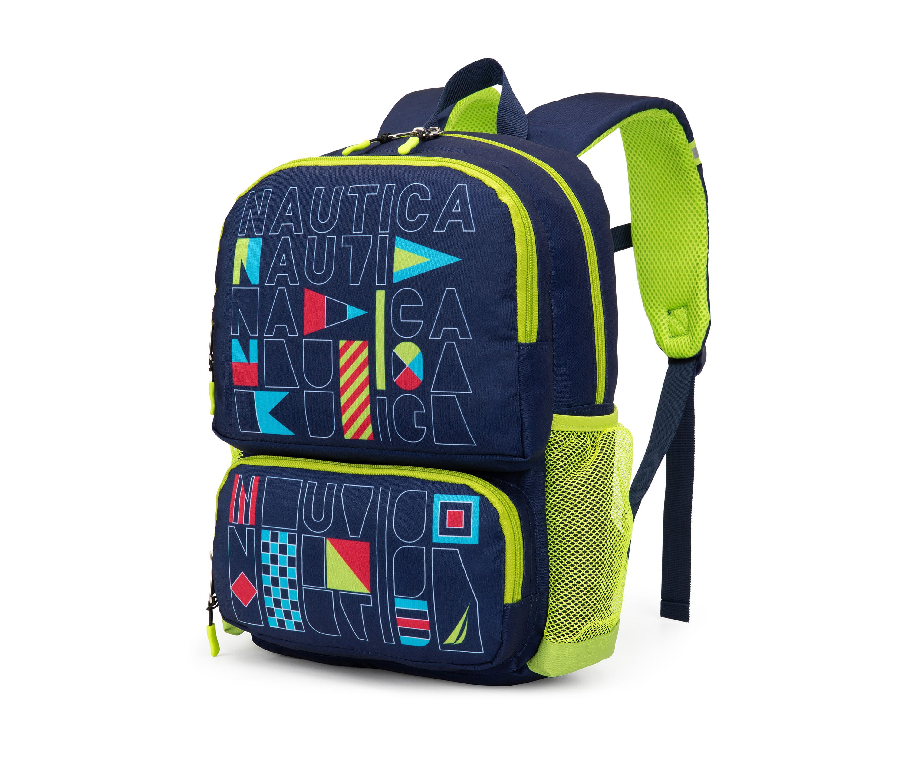 Kids Backpack for Kindergarten, Elementary School | 16" Tall | Flags