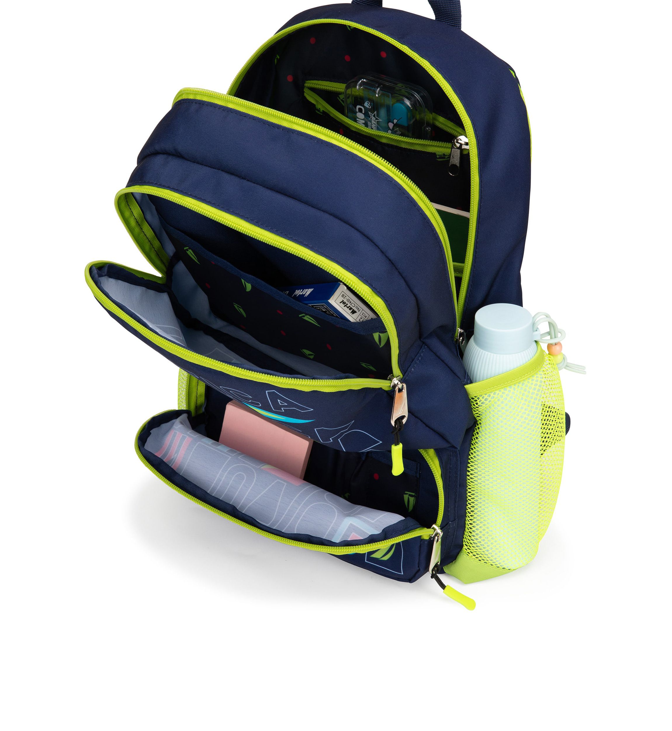 Kids Backpack for Kindergarten, Elementary School | 16" Tall | Flags