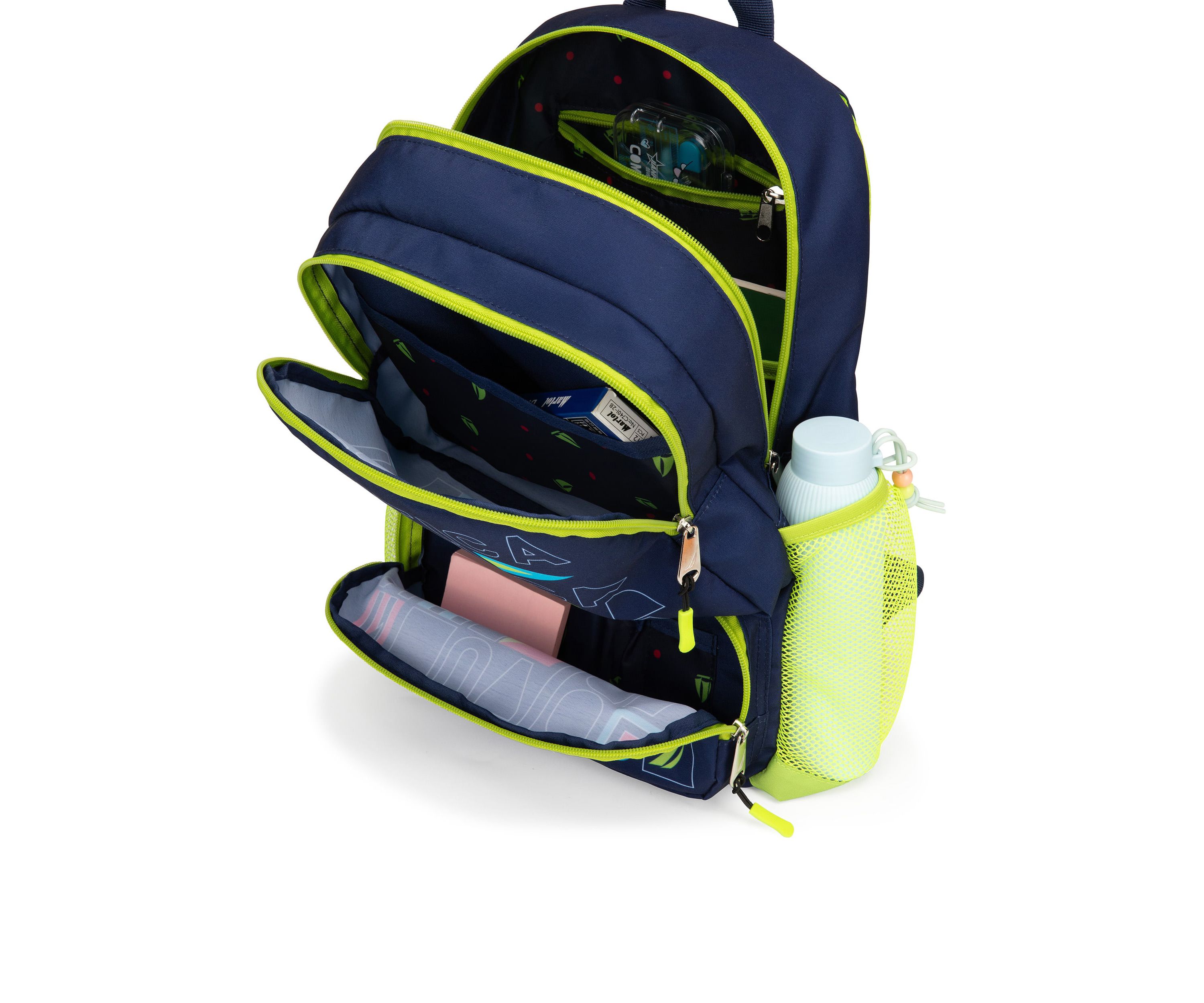 Kids Backpack for Kindergarten, Elementary School | 16" Tall | Flags
