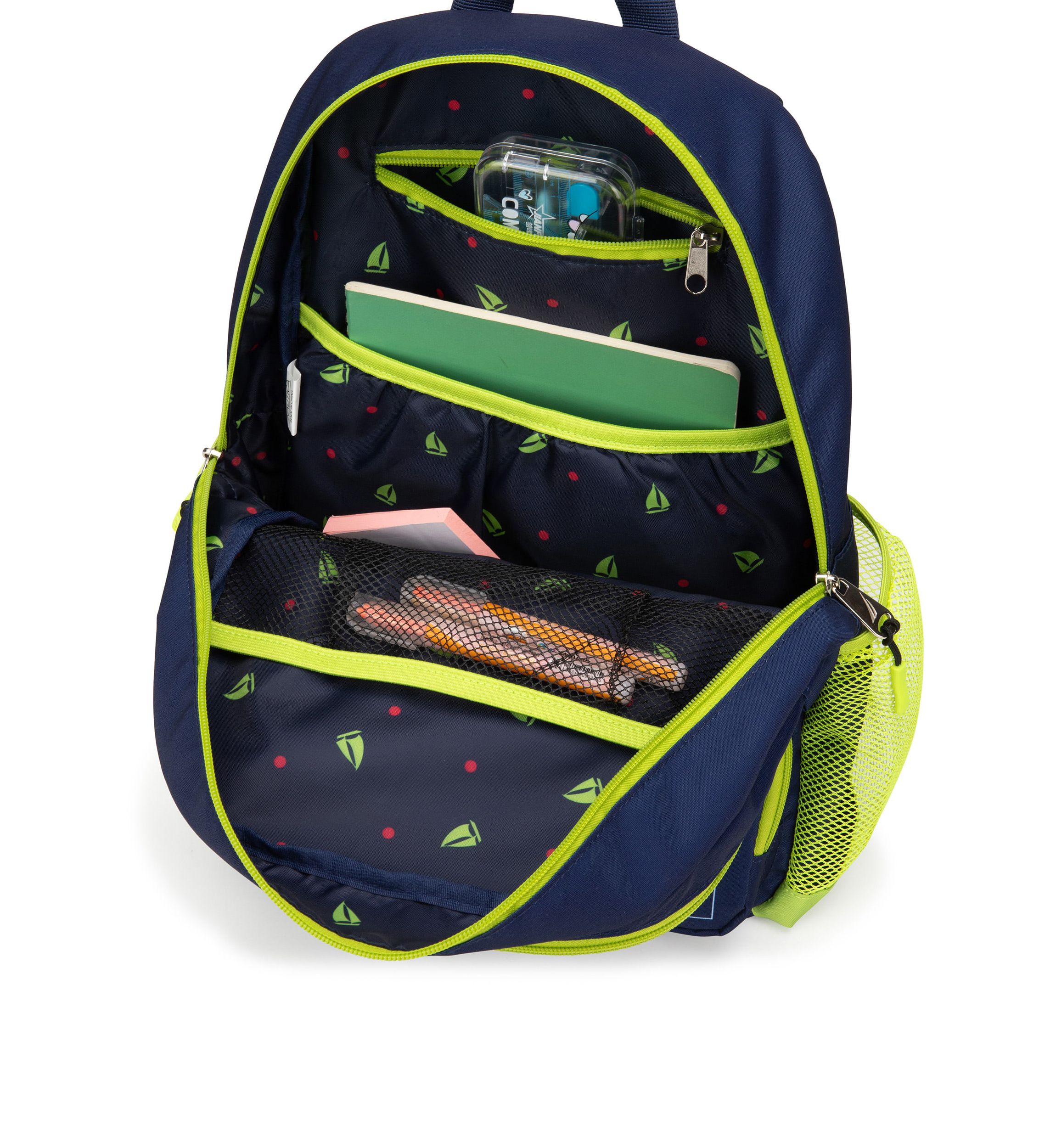 Kids Backpack for Kindergarten, Elementary School | 16" Tall | Flags