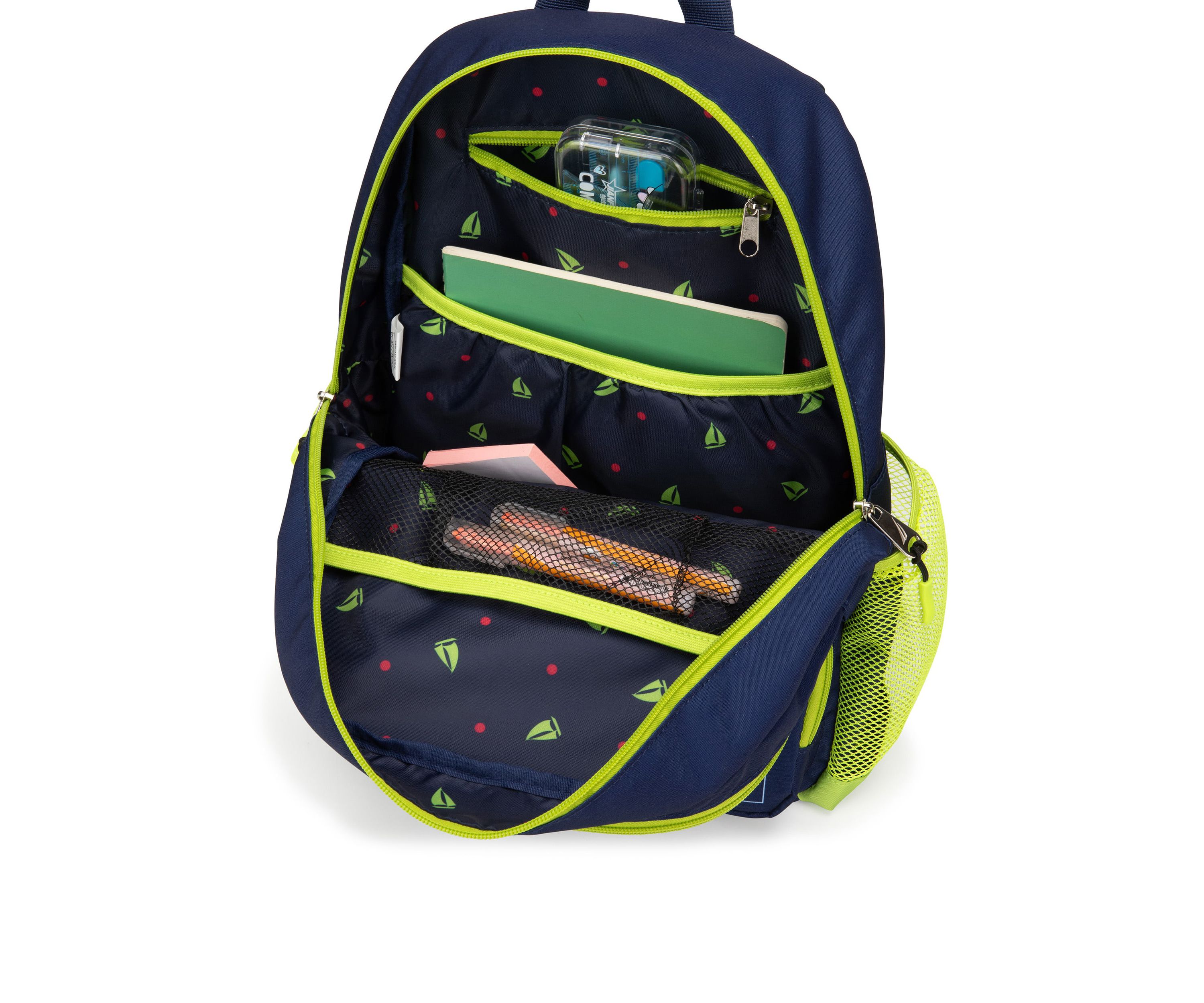 Kids Backpack for Kindergarten, Elementary School | 16" Tall | Flags