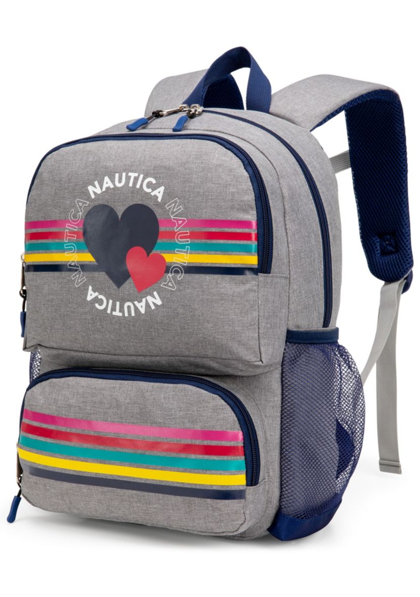 Kids Backpack for Kindergarten, Elementary School | 16" Tall | Hearts
