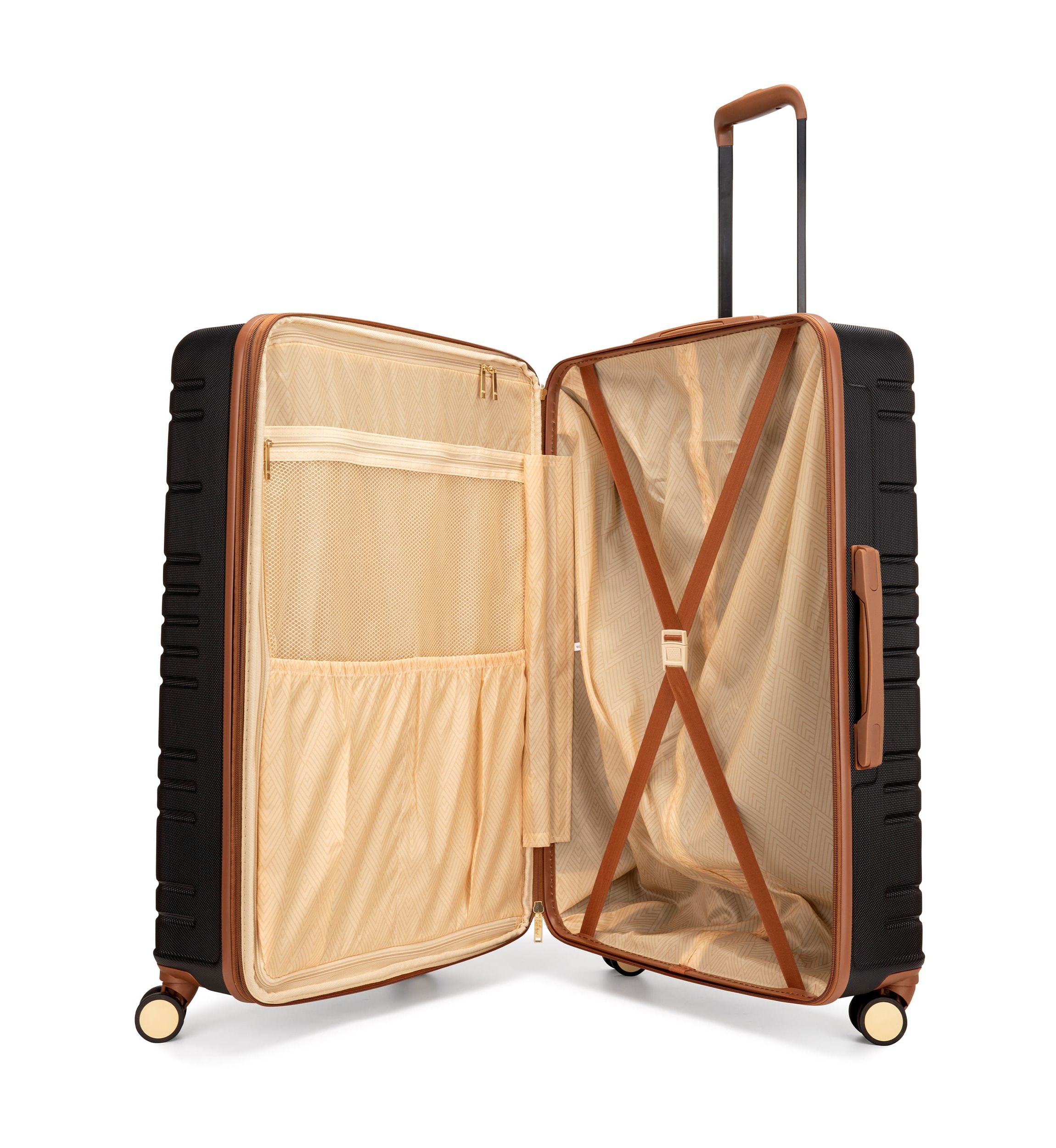 Brickell 3 Piece Expandable Retro Spinner Luggage Set