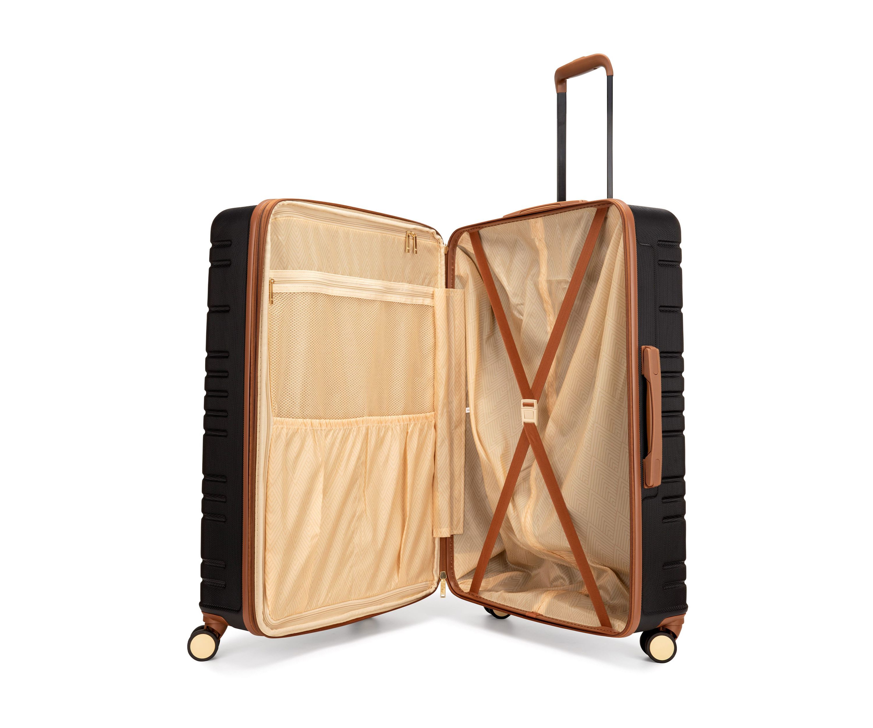 Brickell 3 Piece Expandable Retro Spinner Luggage Set
