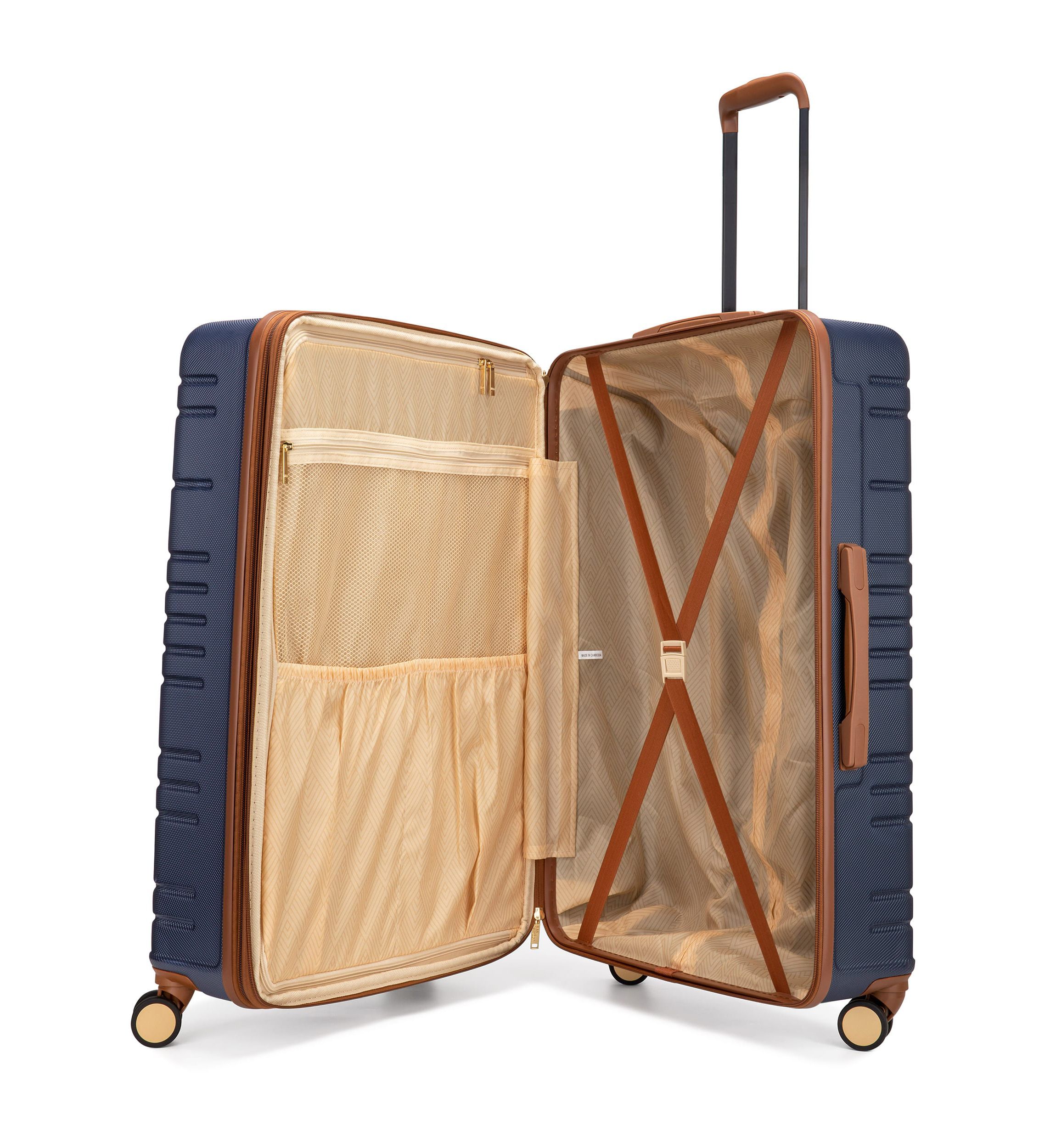 Brickell 3 Piece Expandable Retro Spinner Luggage Set