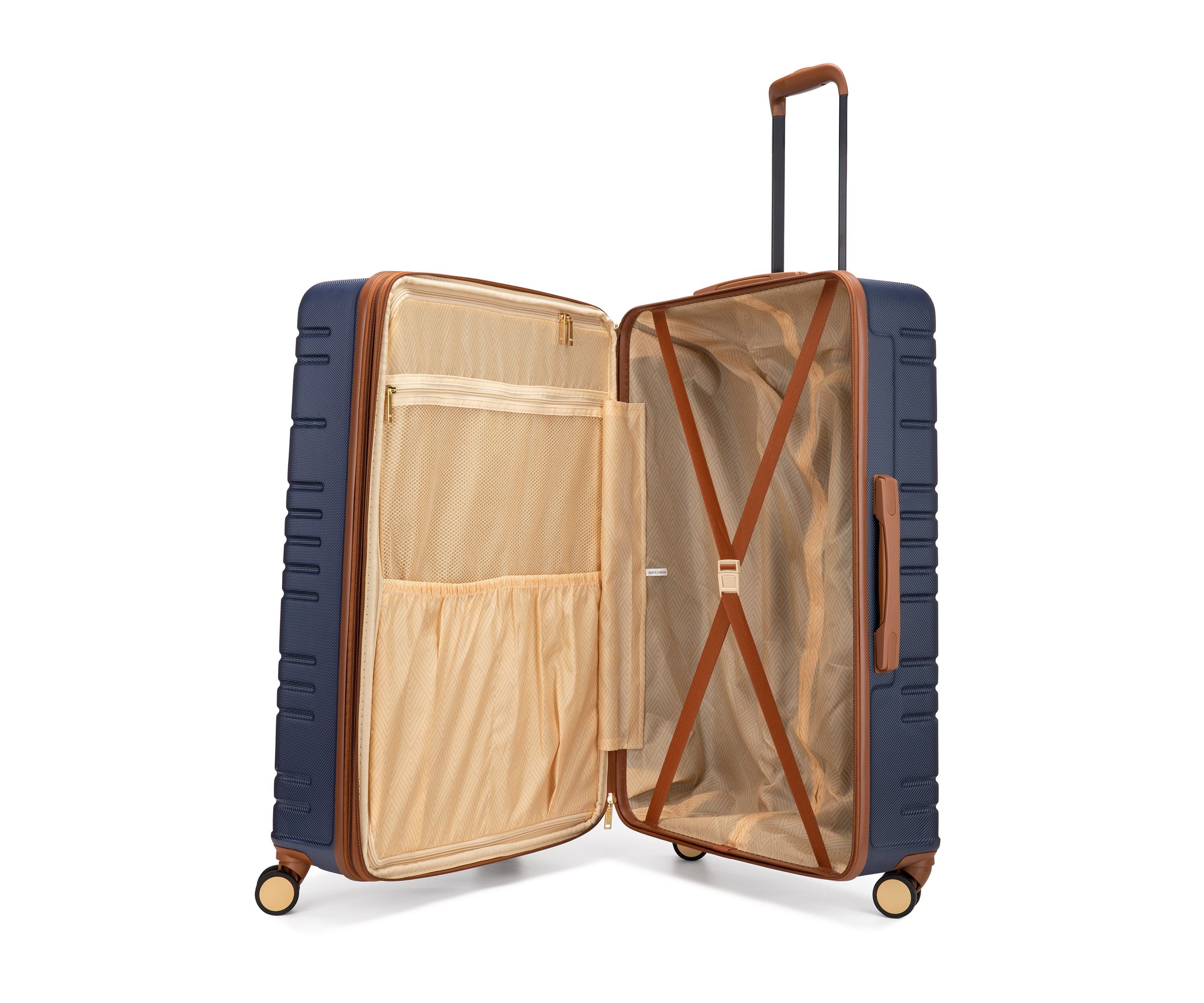 Brickell 3 Piece Expandable Retro Spinner Luggage Set