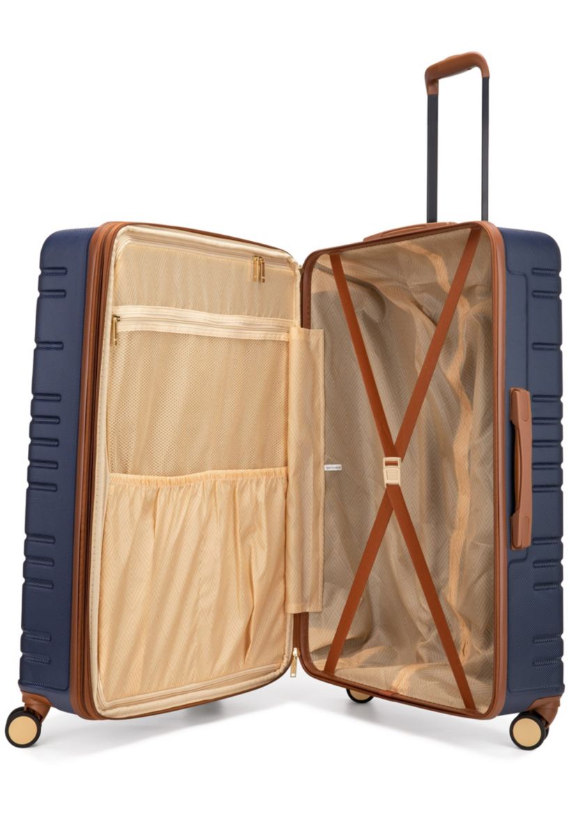 Brickell 3 Piece Expandable Retro Spinner Luggage Set