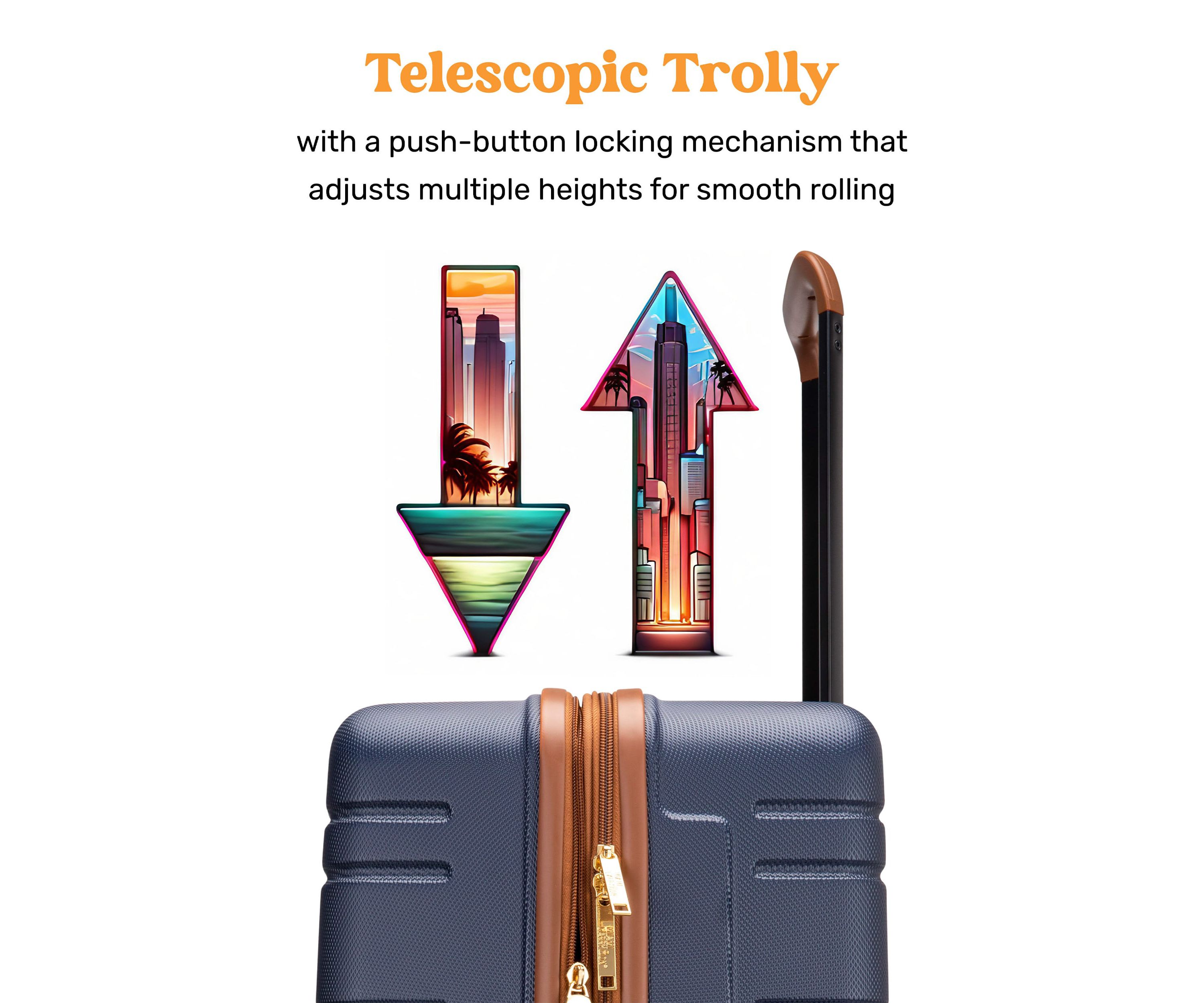 Brickell 3 Piece Expandable Retro Spinner Luggage Set