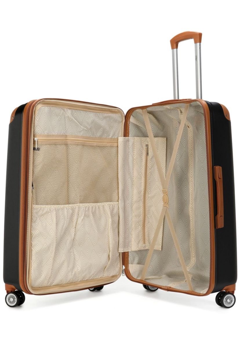 Collins 3 Piece Expandable Retro Spinner Luggage Set