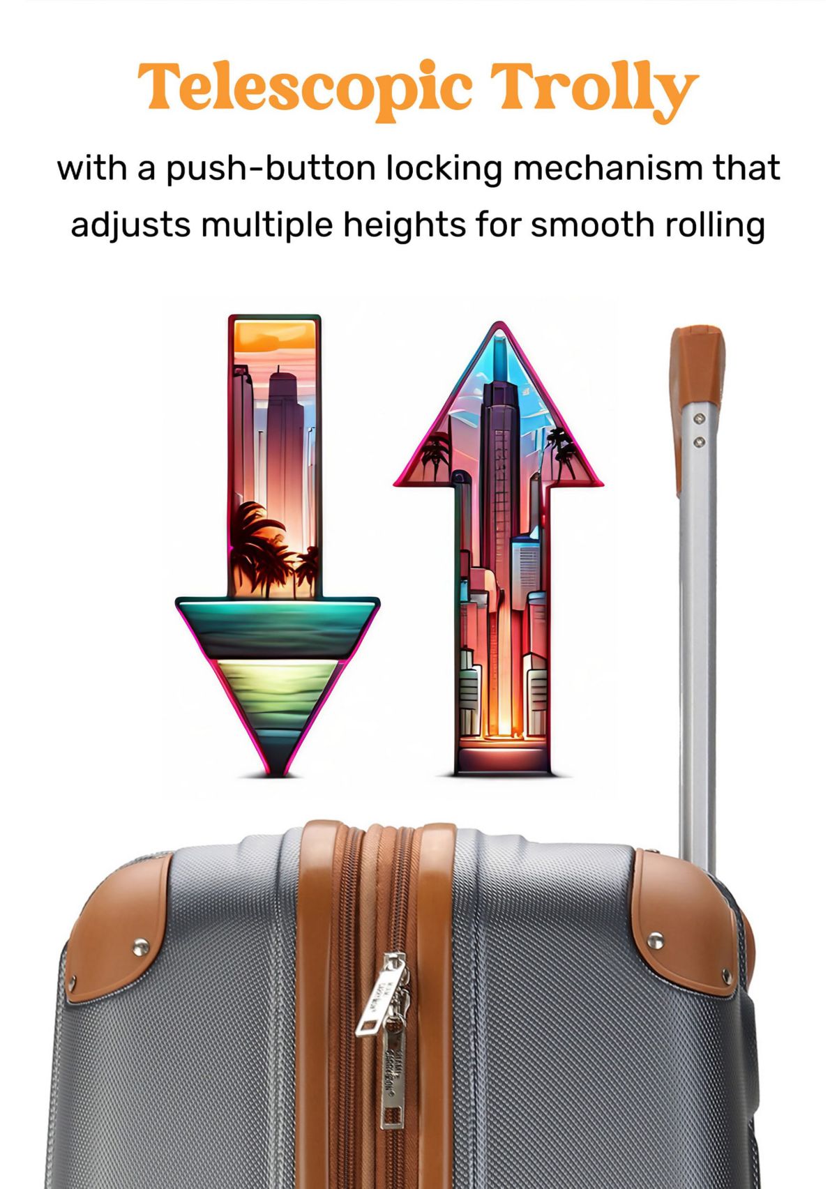 Collins 3 Piece Expandable Retro Spinner Luggage Set