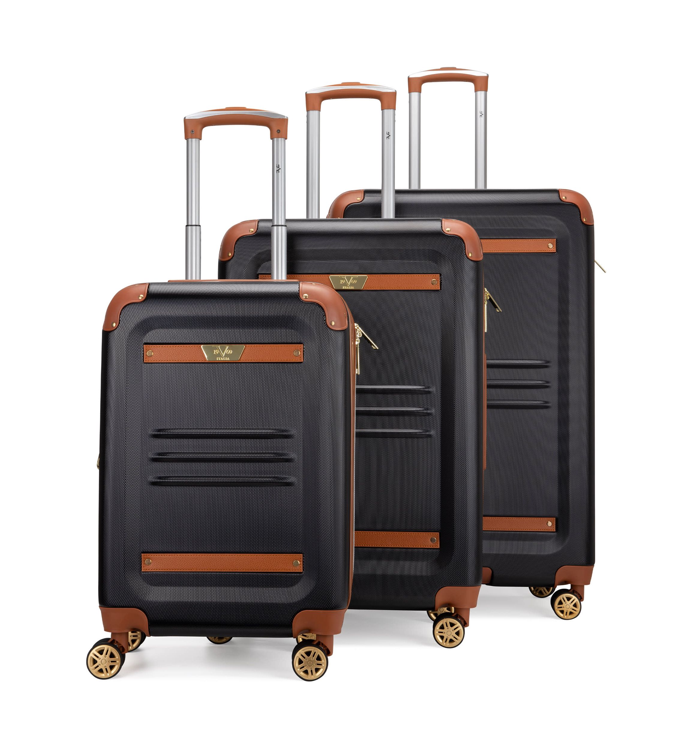 Vintage 3 Piece Expandable Spinner Luggage Set