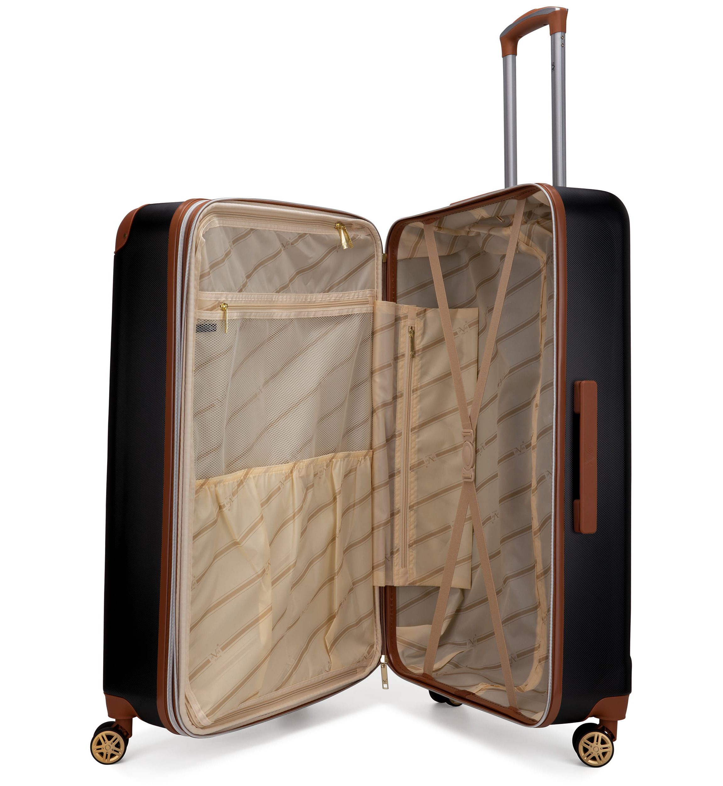 Vintage 3 Piece Expandable Spinner Luggage Set