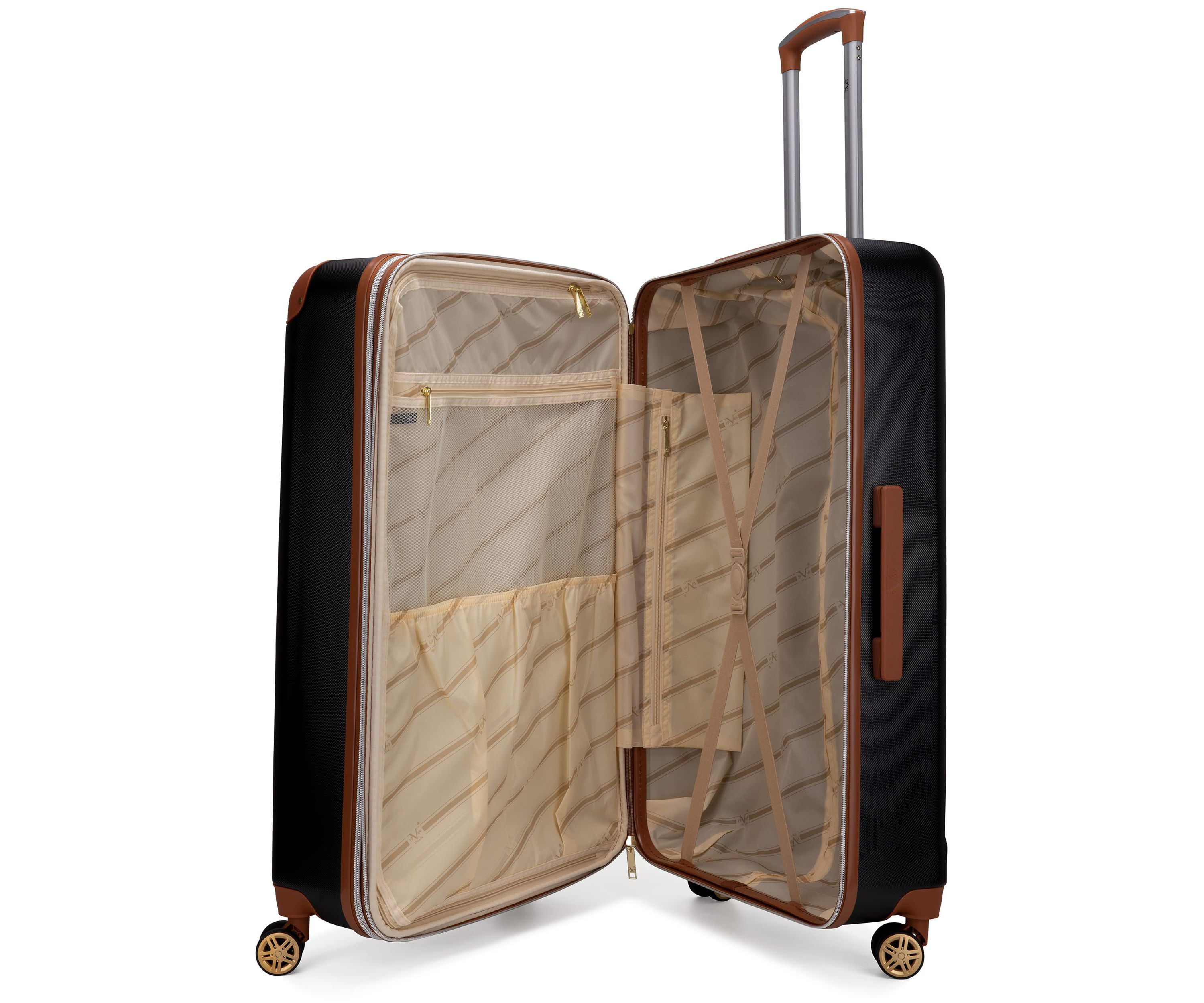 Vintage 3 Piece Expandable Spinner Luggage Set
