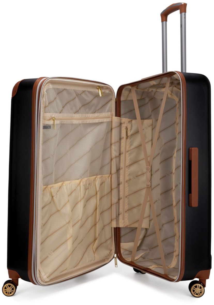 Vintage 3 Piece Expandable Spinner Luggage Set