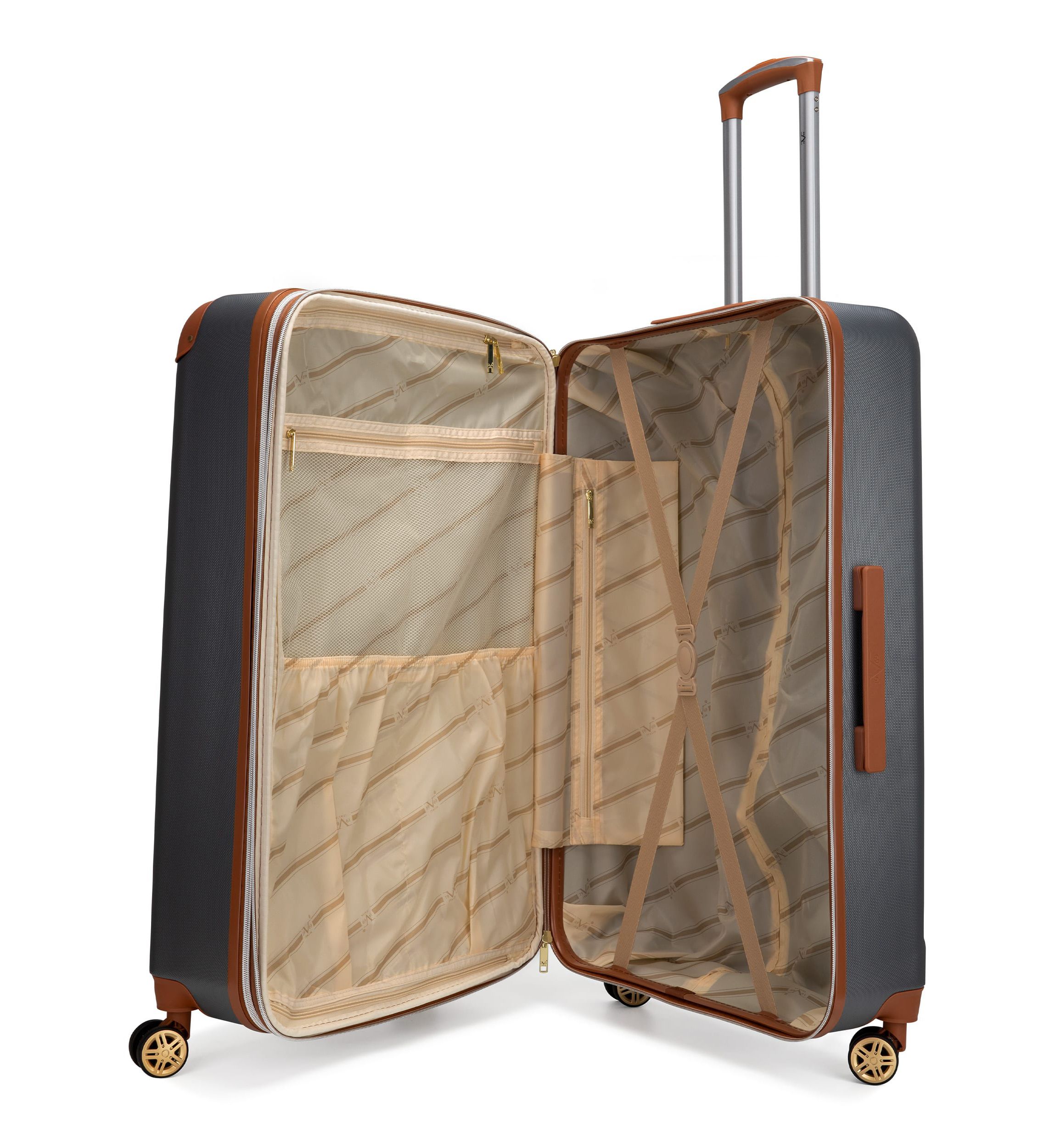 Vintage 3 Piece Expandable Spinner Luggage Set