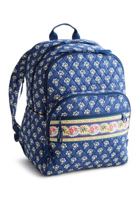 Vera Bradley Large Bancroft Backpack, Blue