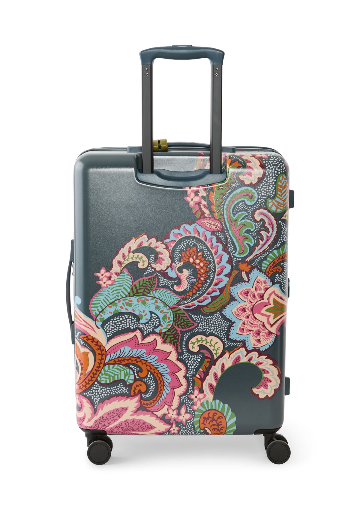 Leaf Me Not Paisley Dark Slate Adair Hardside Spinner Luggage
