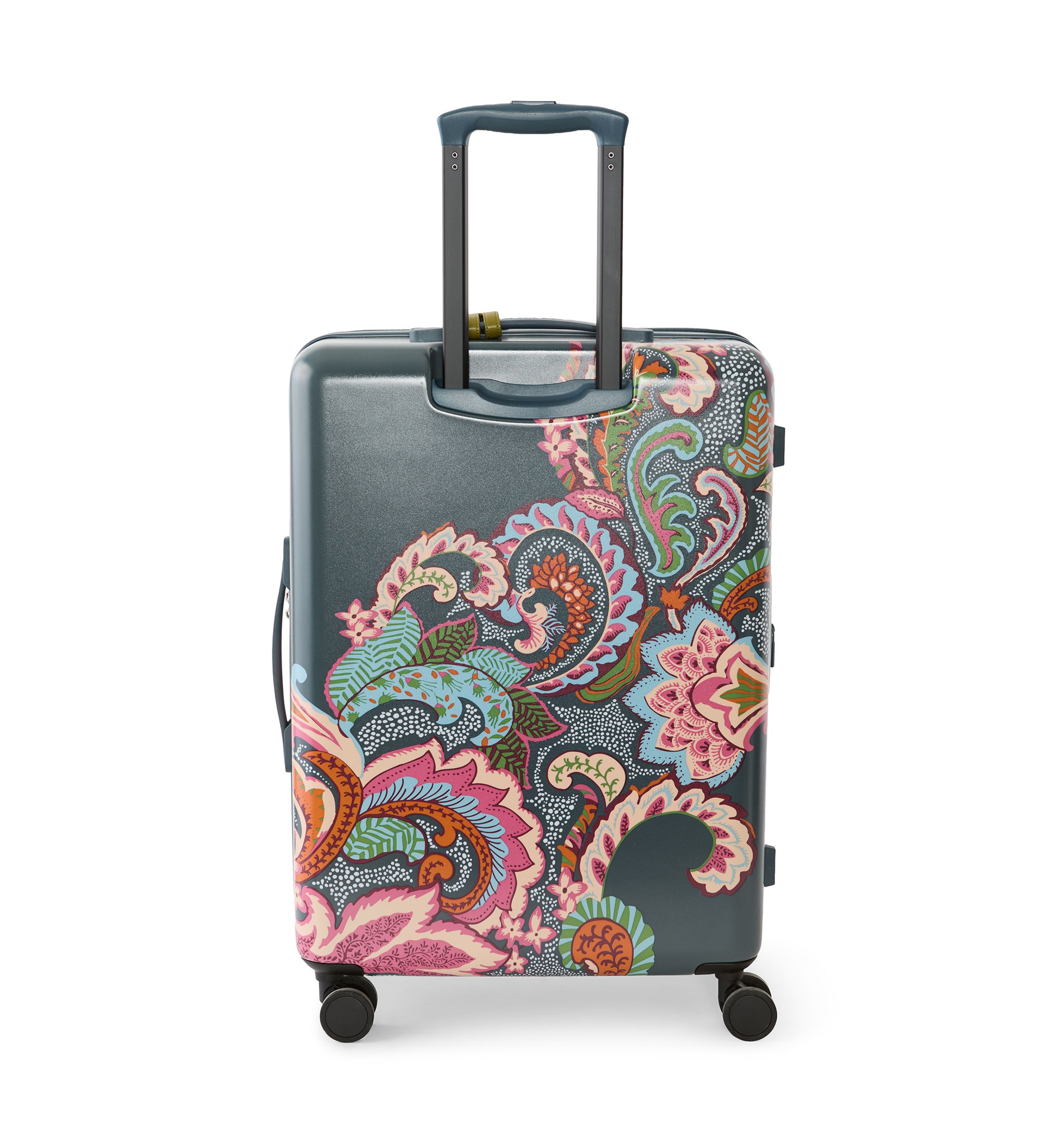 Leaf Me Not Paisley Dark Slate Adair Hardside Spinner Luggage