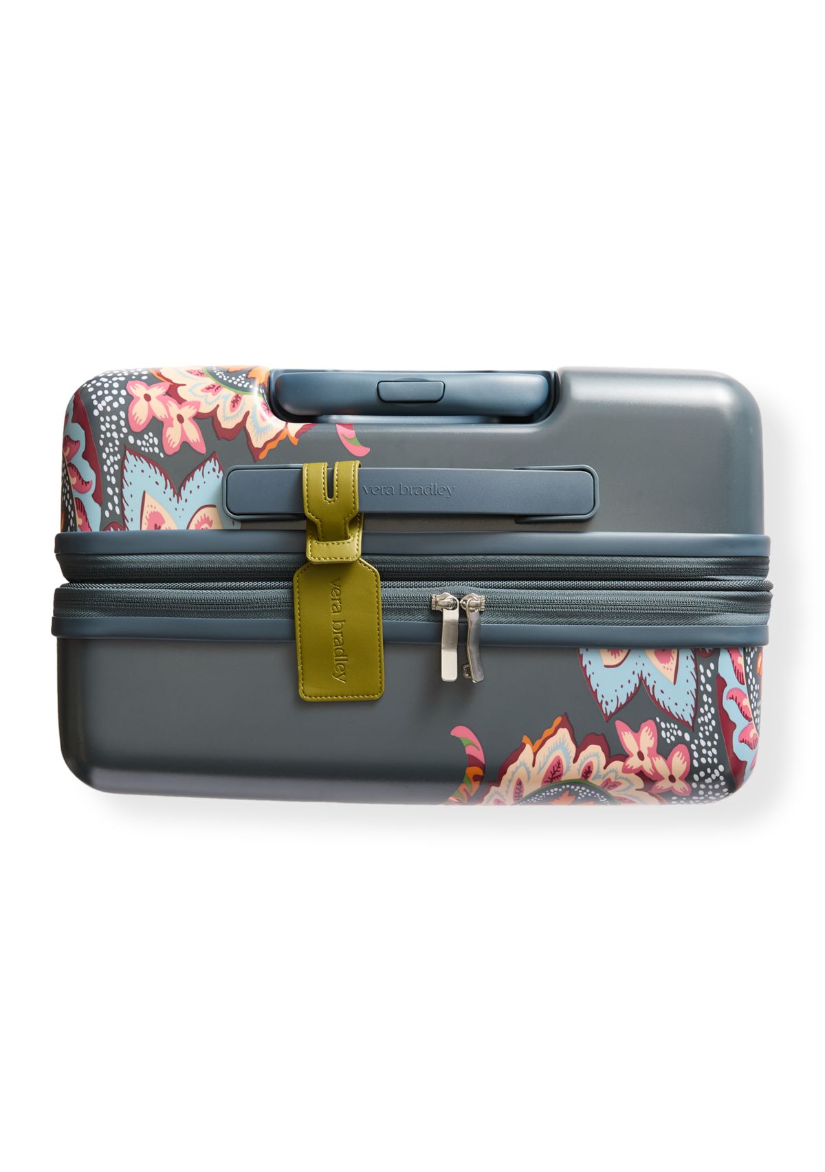 Leaf Me Not Paisley Dark Slate Adair Hardside Spinner Luggage