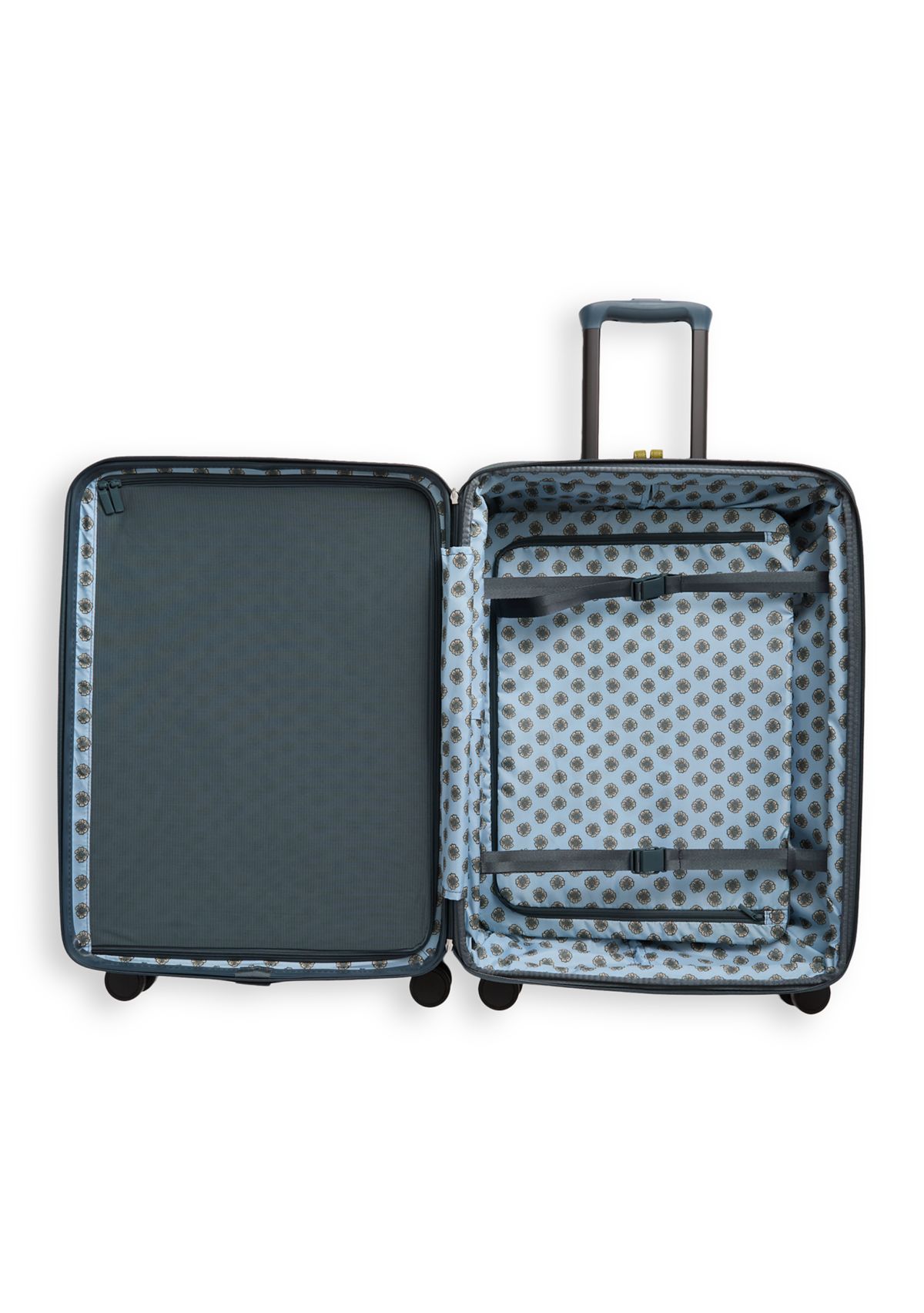 Leaf Me Not Paisley Dark Slate Adair Hardside Spinner Luggage