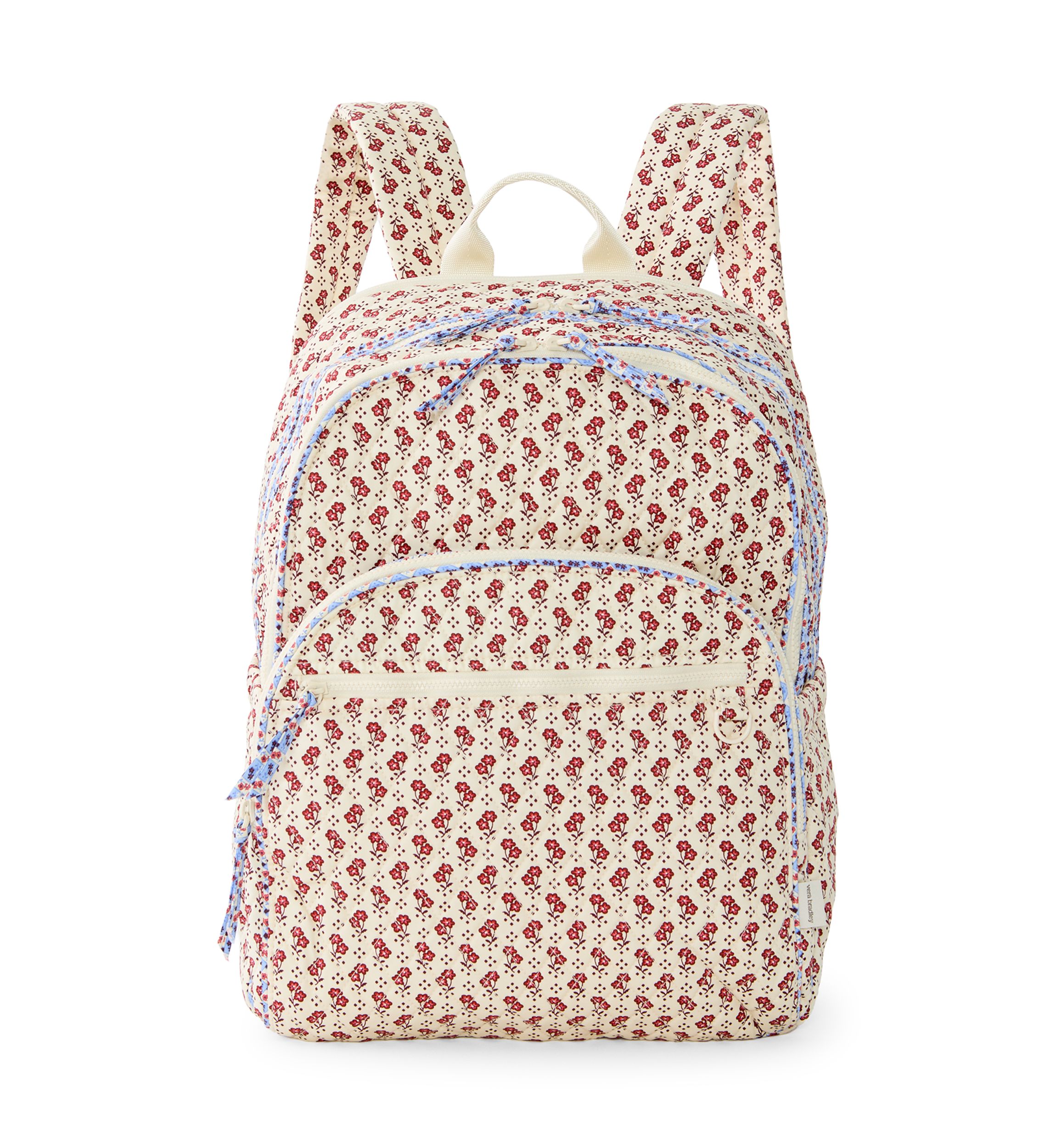 Vera Bradley blueprint, large backpack Vera Bradley Essential Large Backpack in Cotton - Sketched  main image 4