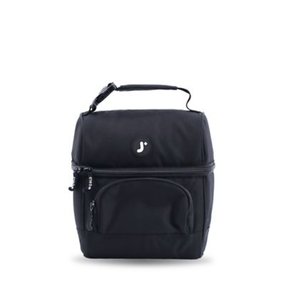 J World Corey Insulated Kids Lunch Bag, Black