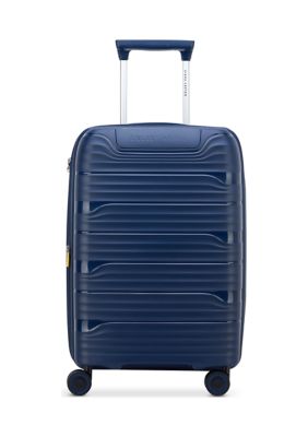 Delsey Paris Dune Expandable Spinner Luggage, Navy Blue, 20 in