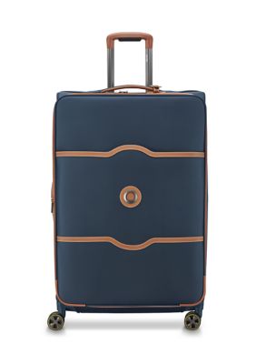 Delsey Paris Châtelet Air Softside Spinner Luggage, Blue, Large