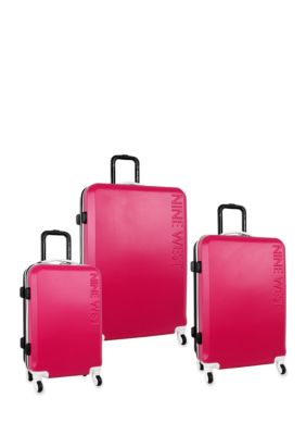 Nine West Fast Track Luggage Collection Pink Online Only belk