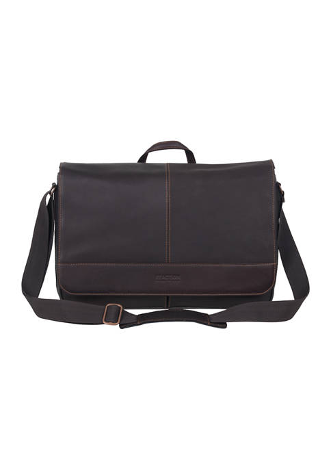 Kenneth Cole Reaction Colombian Leather Messenger Bag