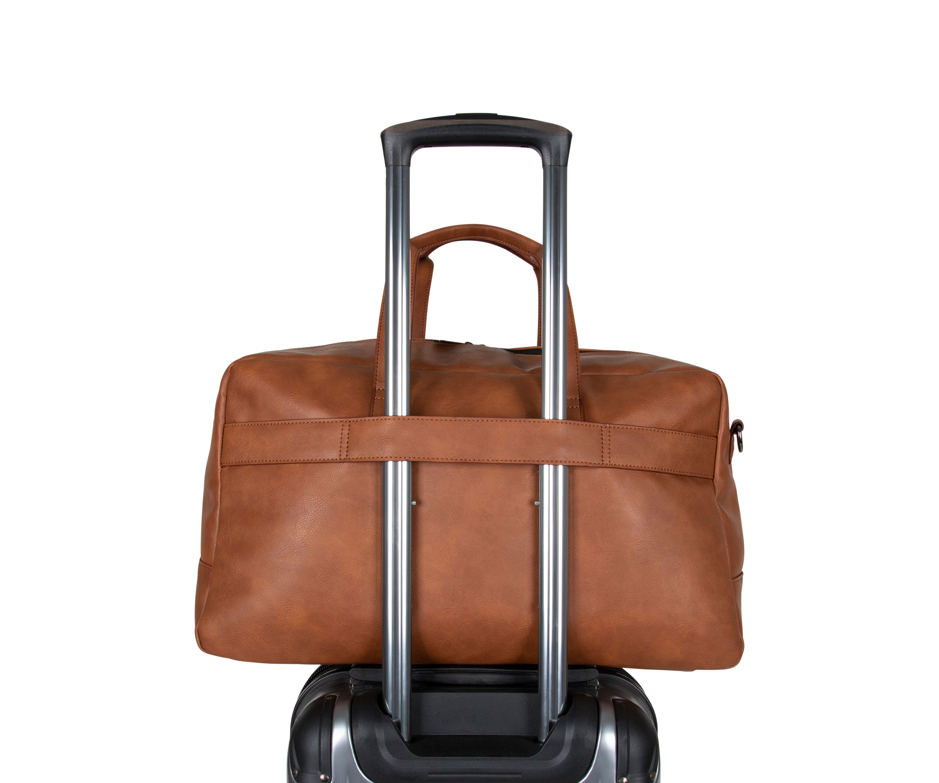 Vegan Leather Duffel Bag