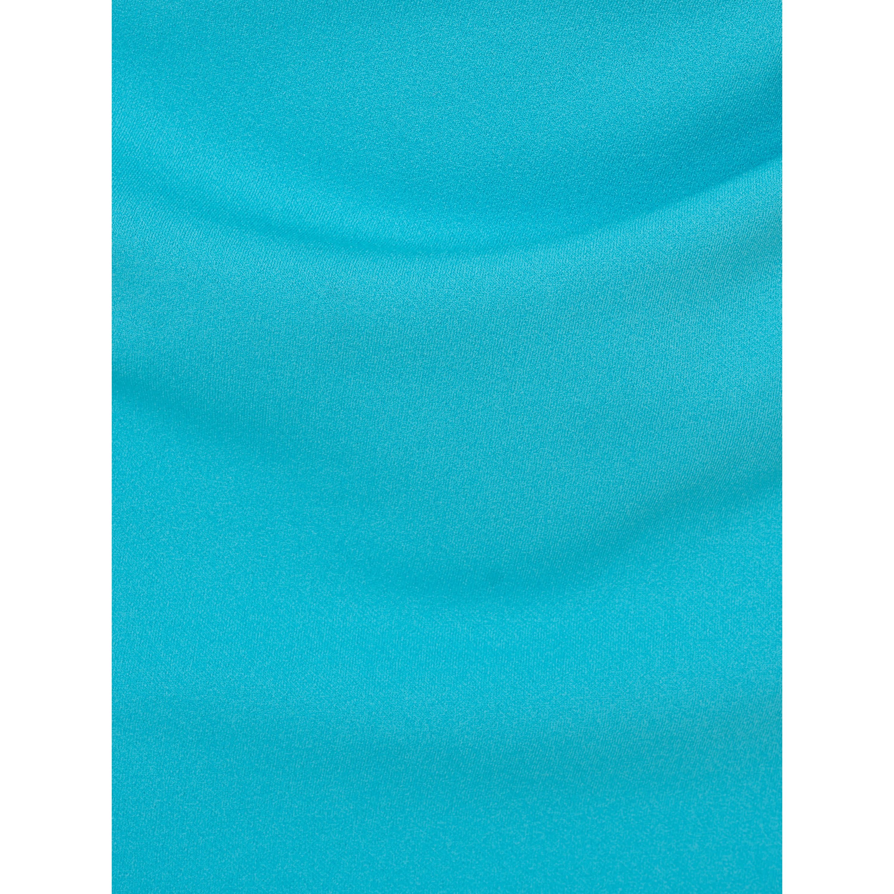 Knit Crepe Draped Midi Dress