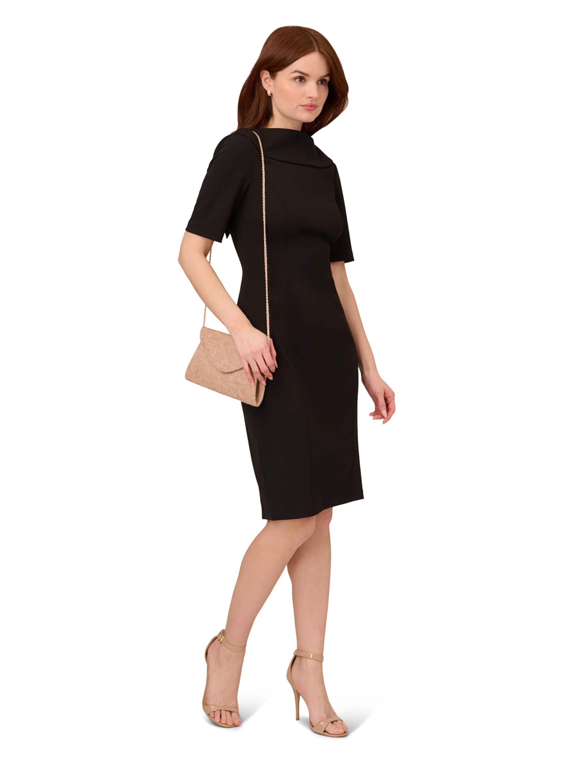 Roll Neck Sheath With V Back