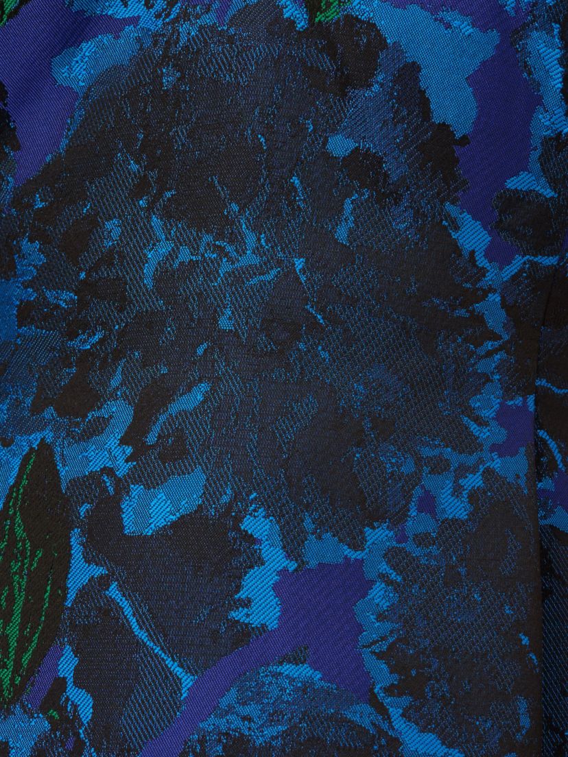 Ruffle Jacquard Dress