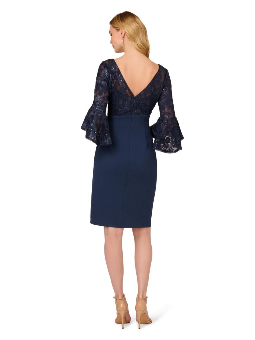 Floral Lace Combo Dress