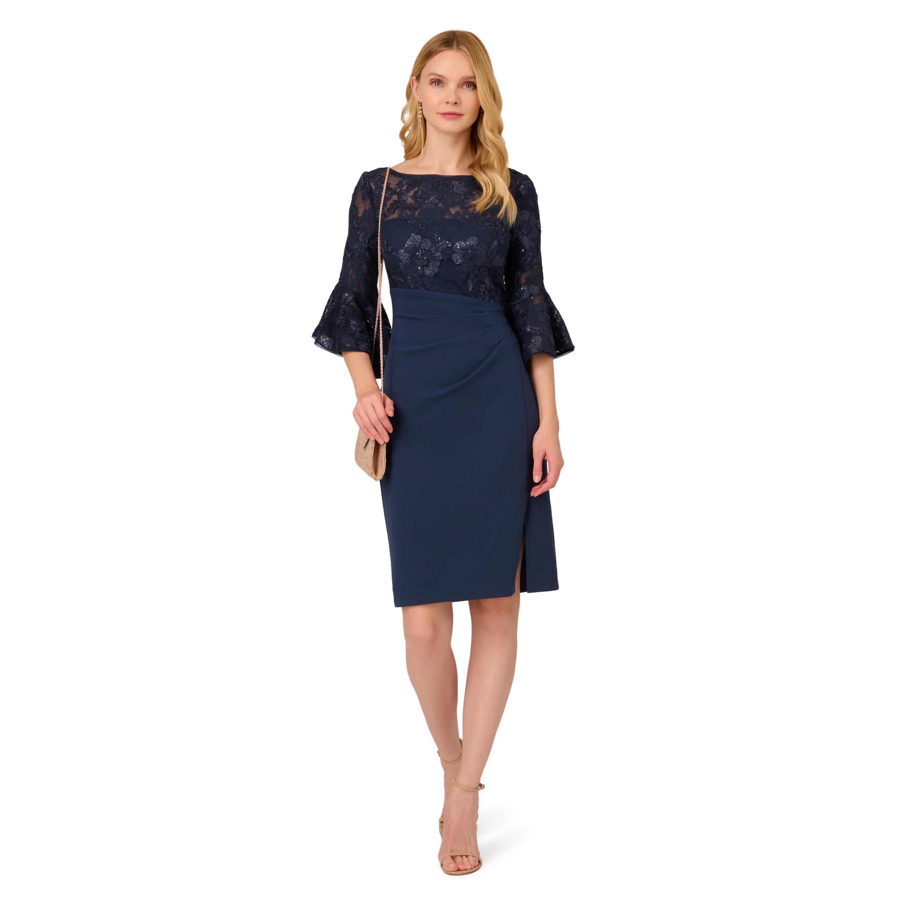 Floral Lace Combo Dress