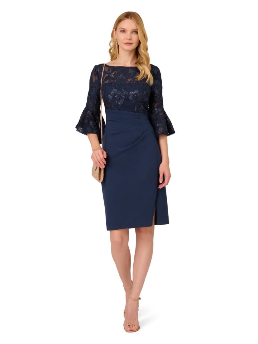 Floral Lace Combo Dress
