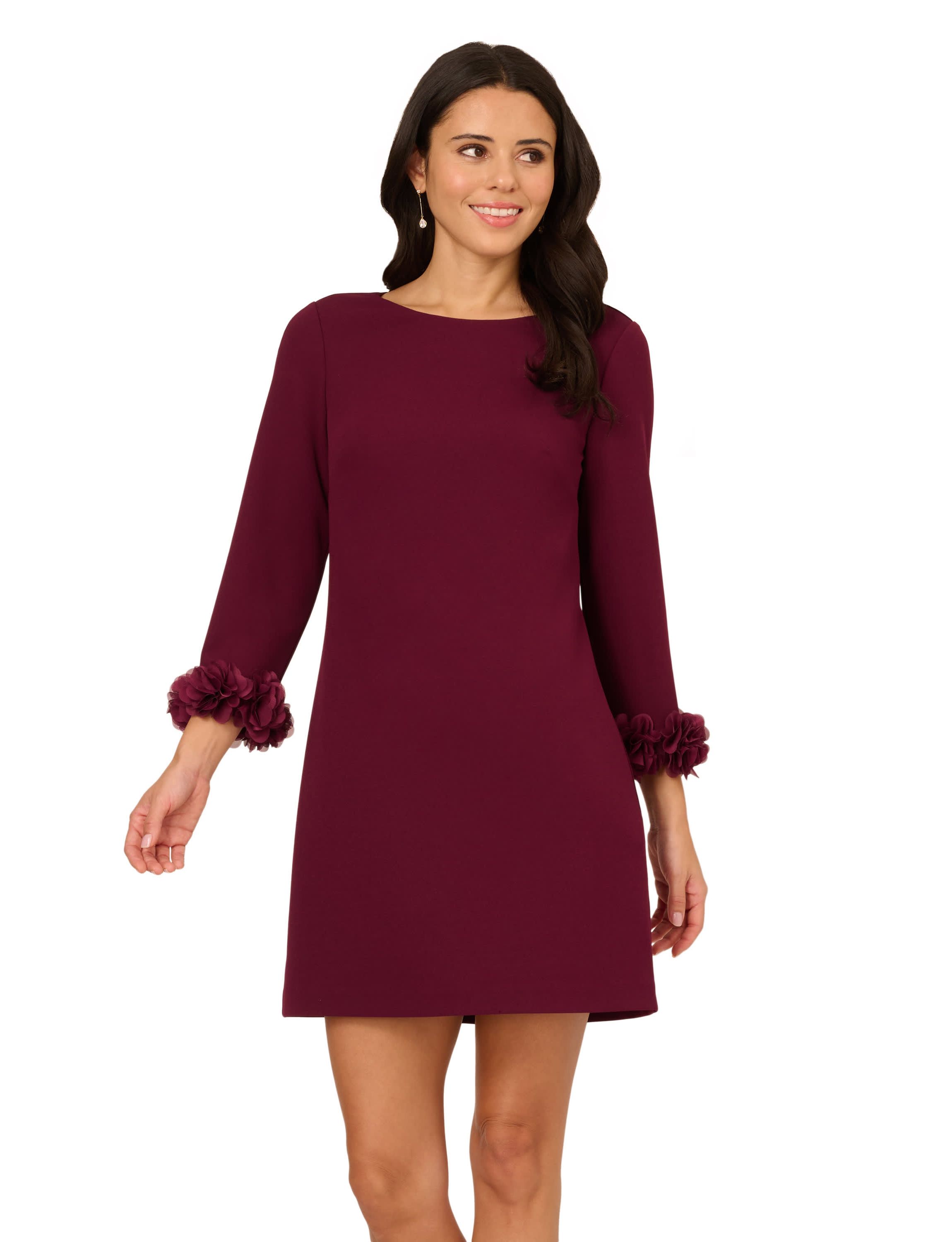 Crepe Short Dress