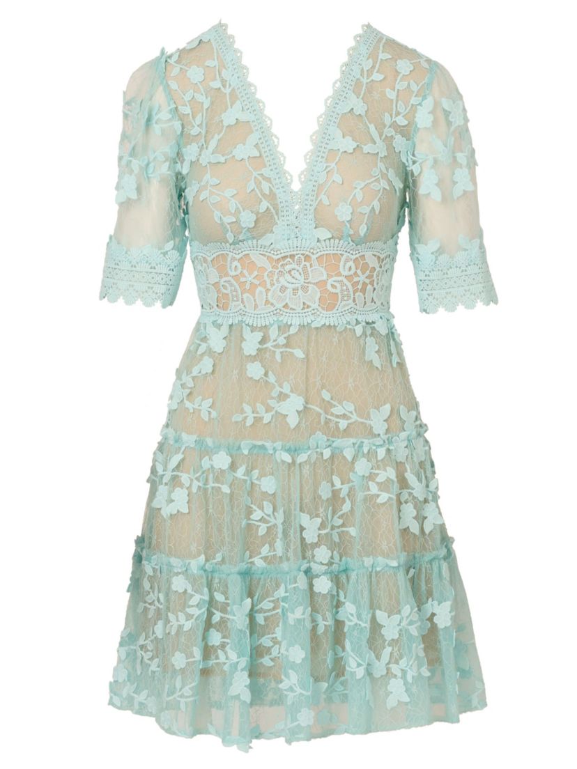 Lace Embroidery Dress