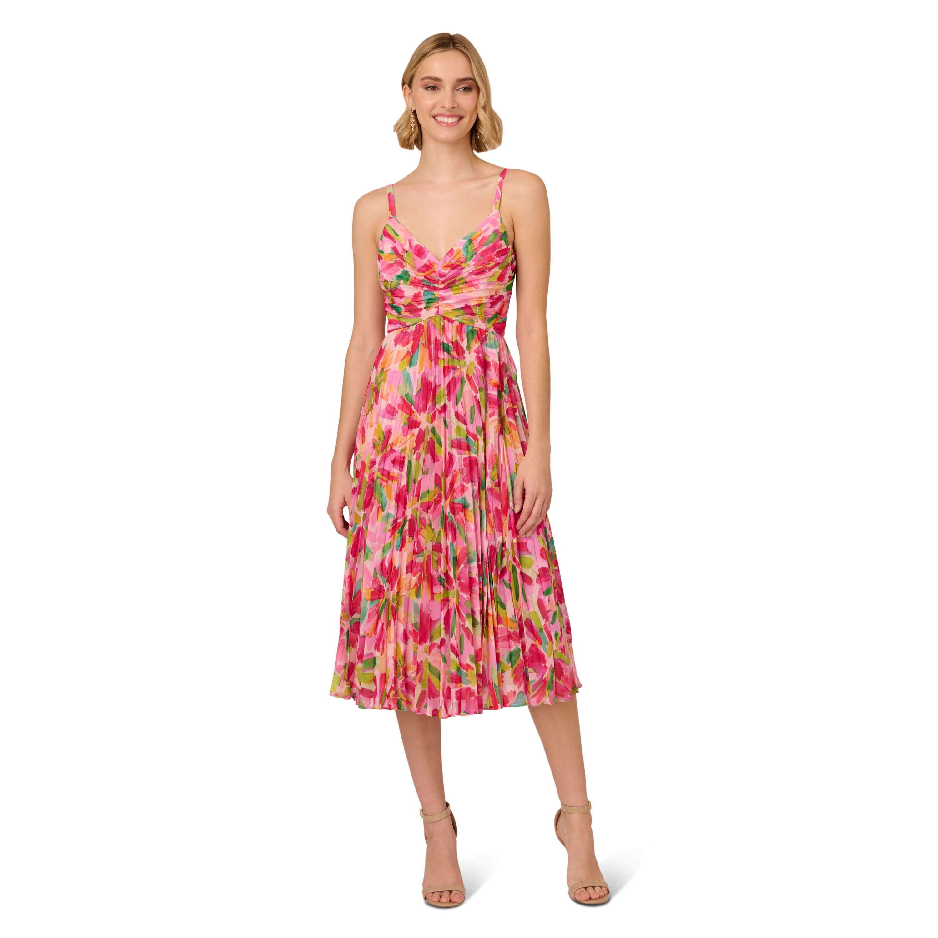 Pleated Midi Dress