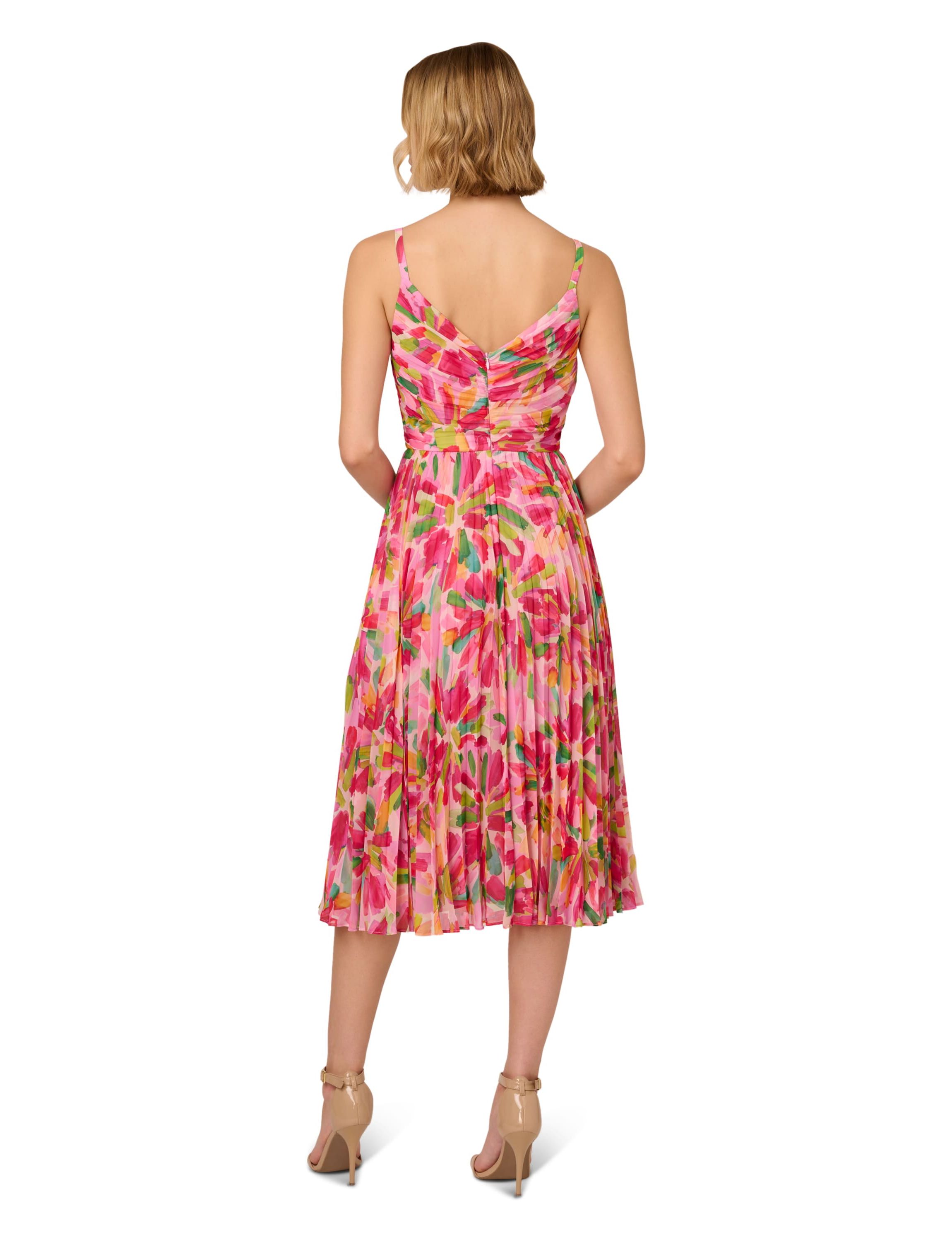 Pleated Midi Dress