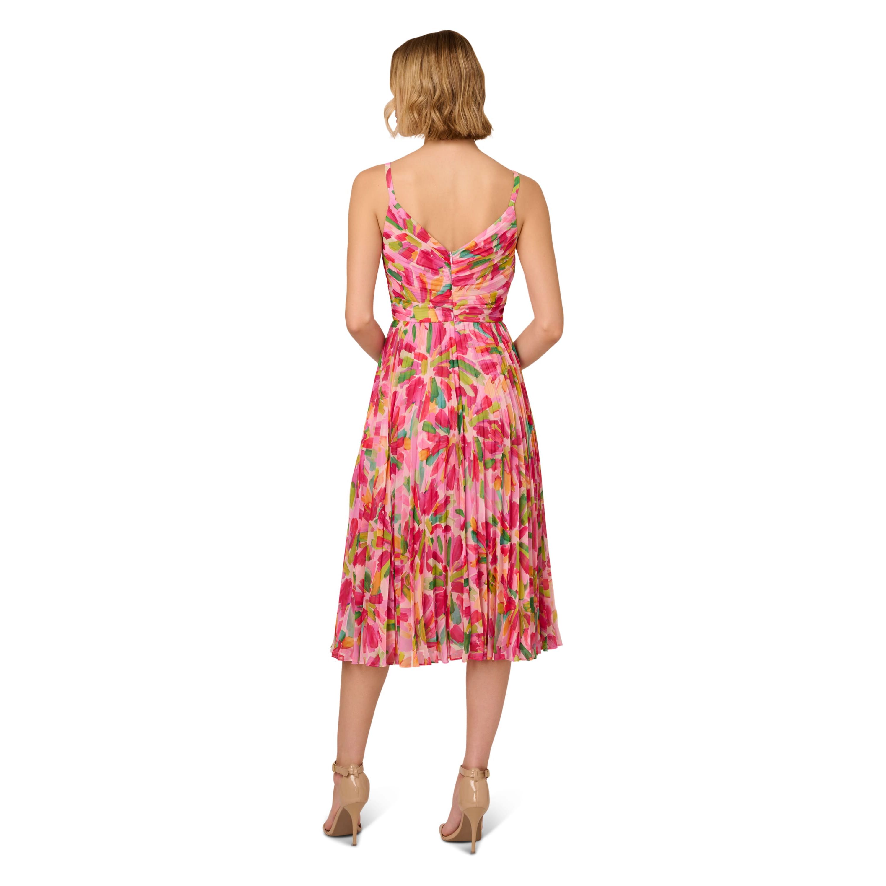 Pleated Midi Dress