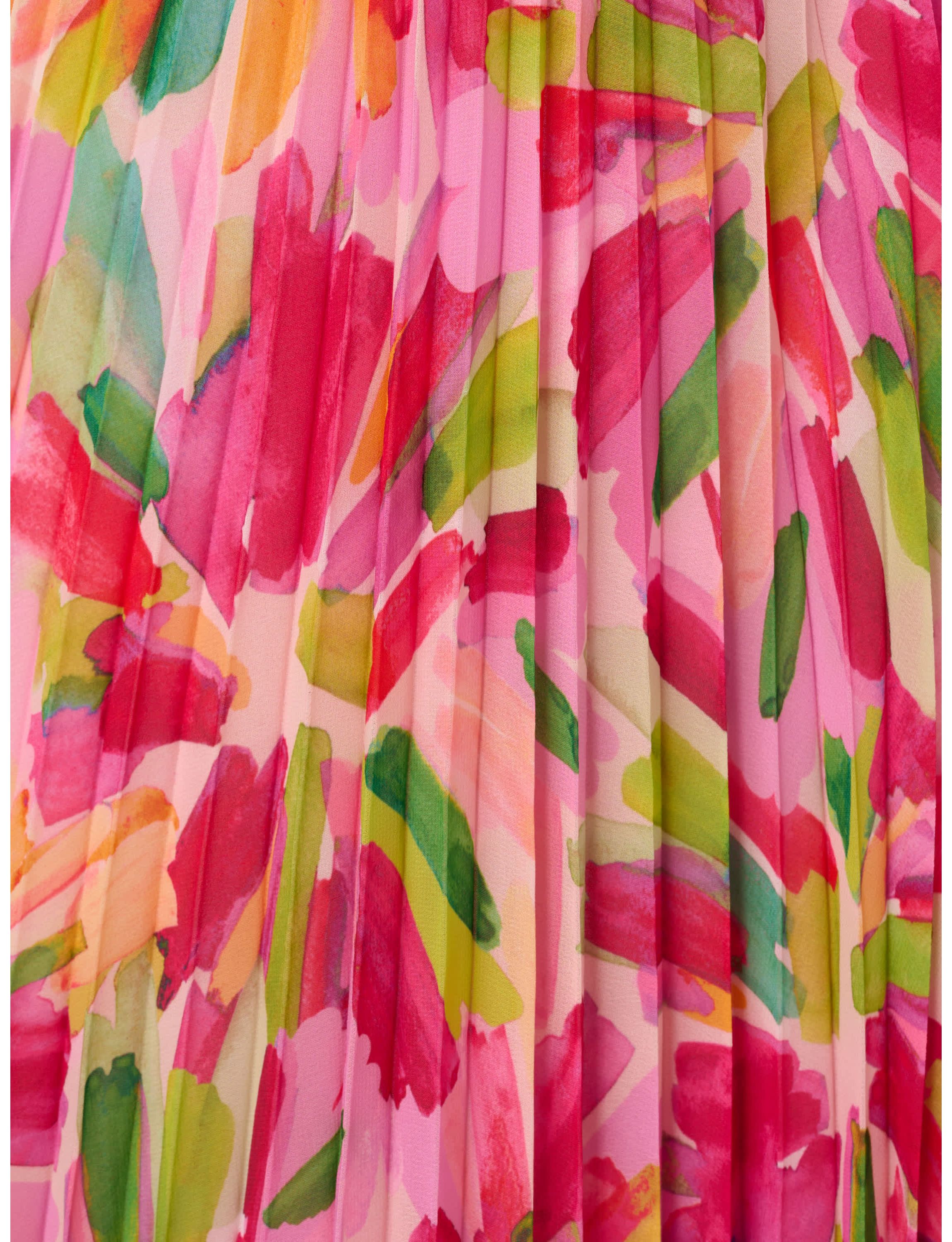 Pleated Midi Dress
