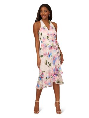 Adrianna Papell Women’s Printed High-Low Dress