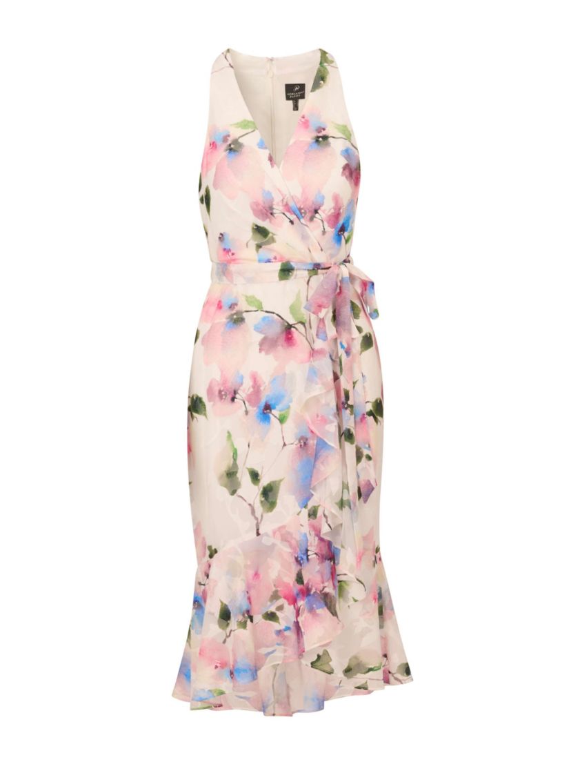 Printed High-Low Dress