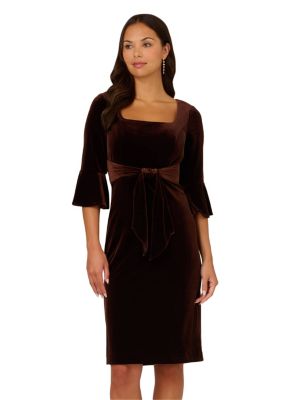 Adrianna Papell Women's Tie Front Dress