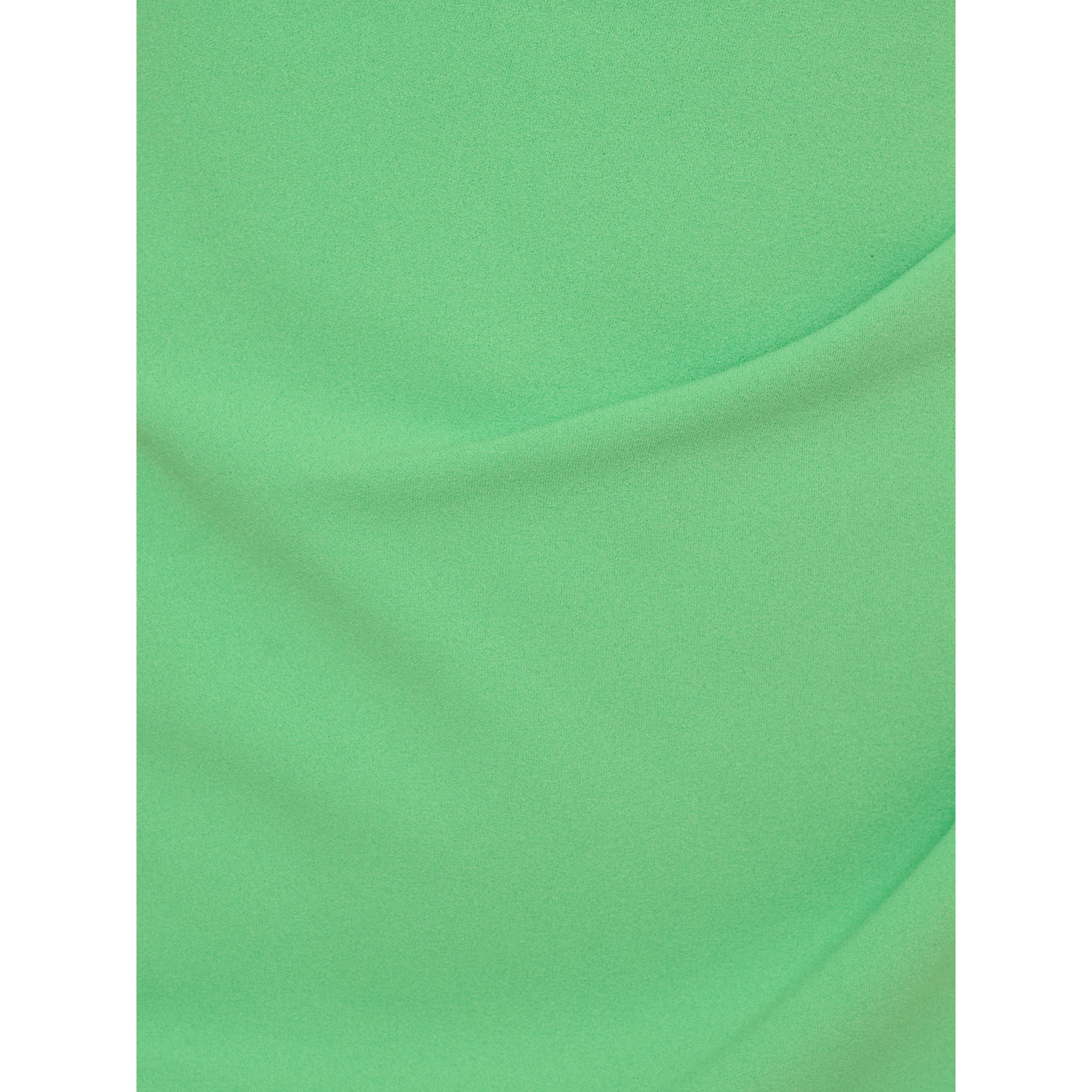 Pleated Bow Midi Dress
