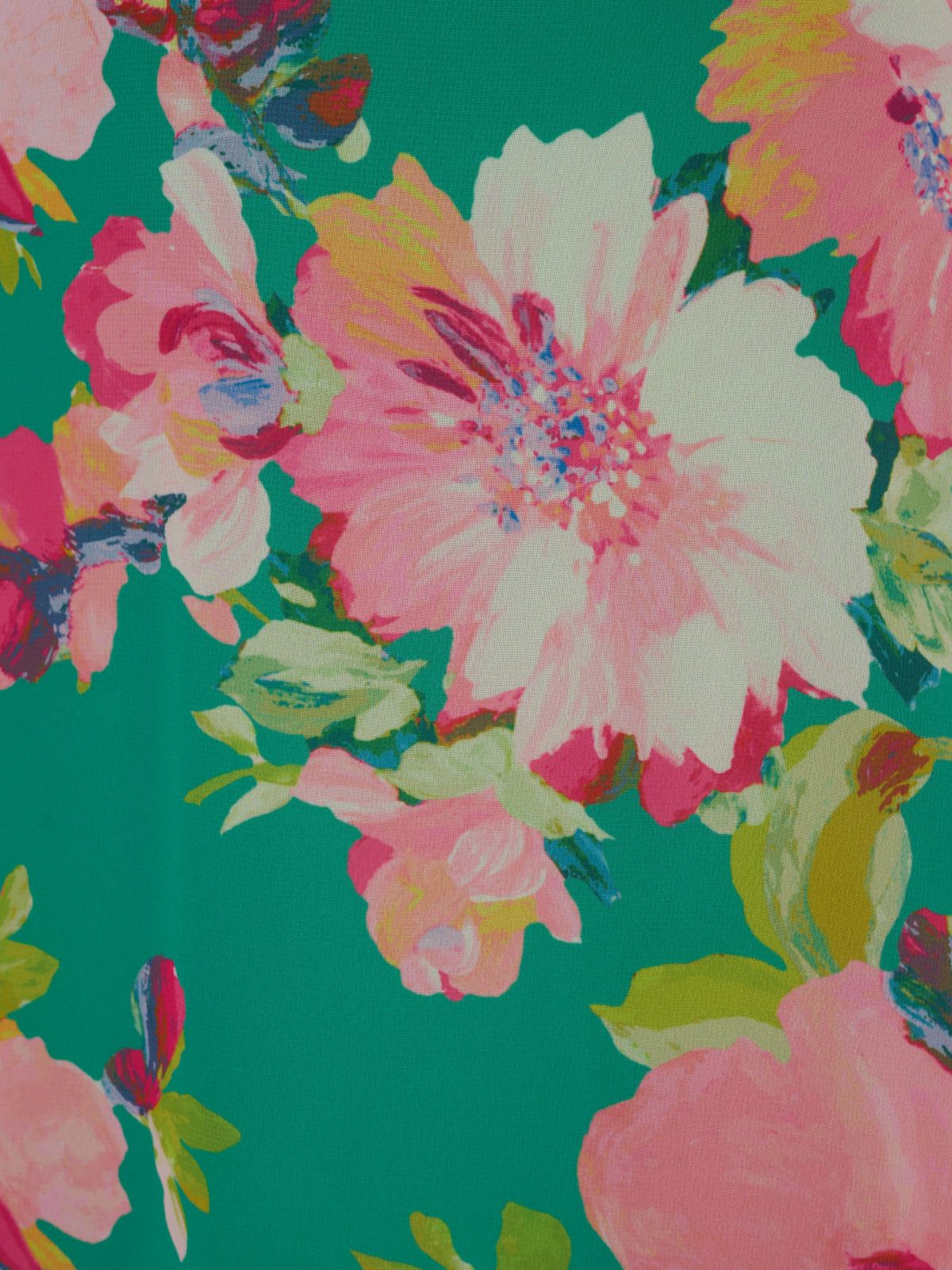 Floral Chiffon Halter Dress